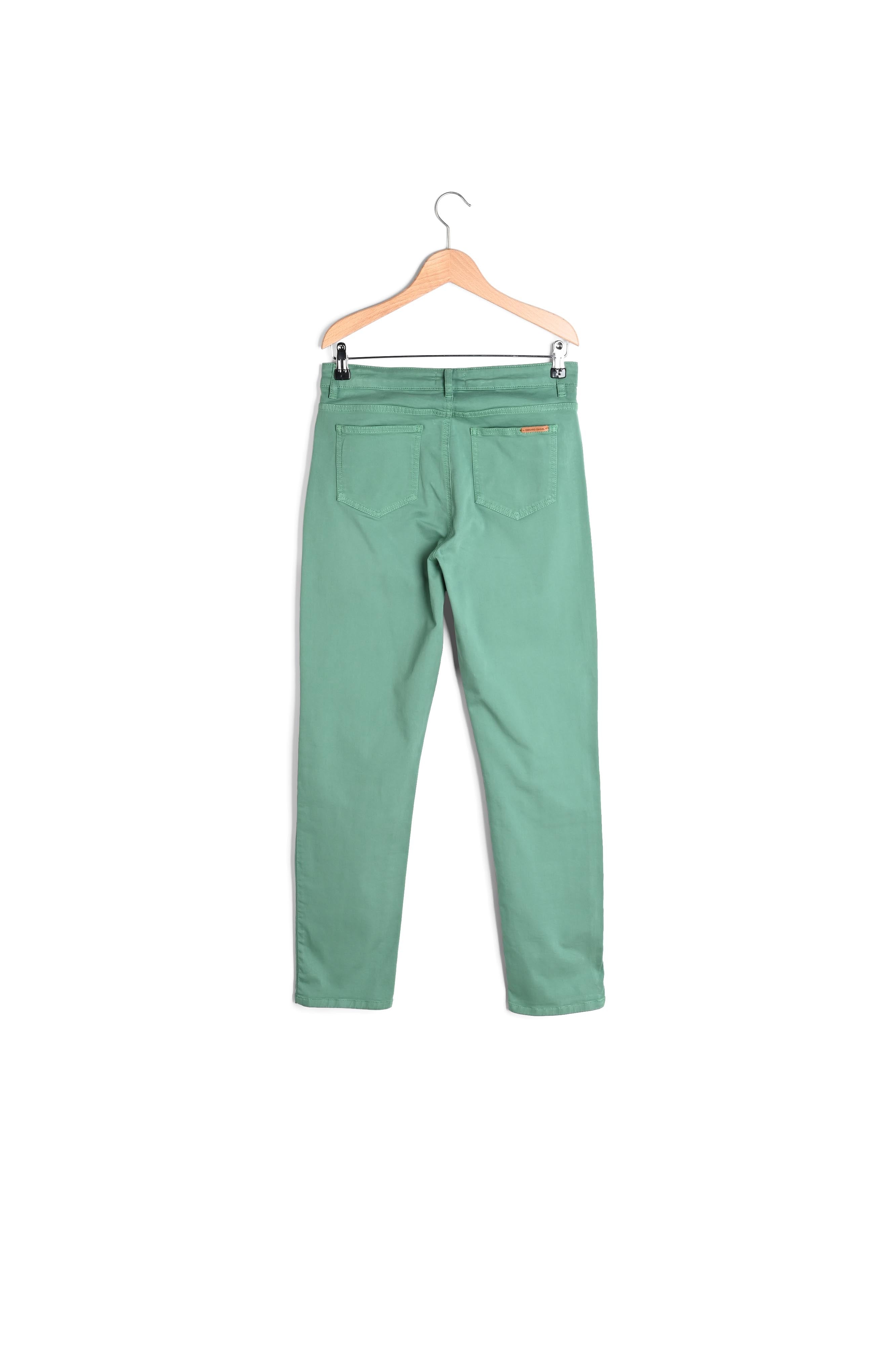 MAYA - Pantalon 5 poches en coton Stretch Faume - seconde main