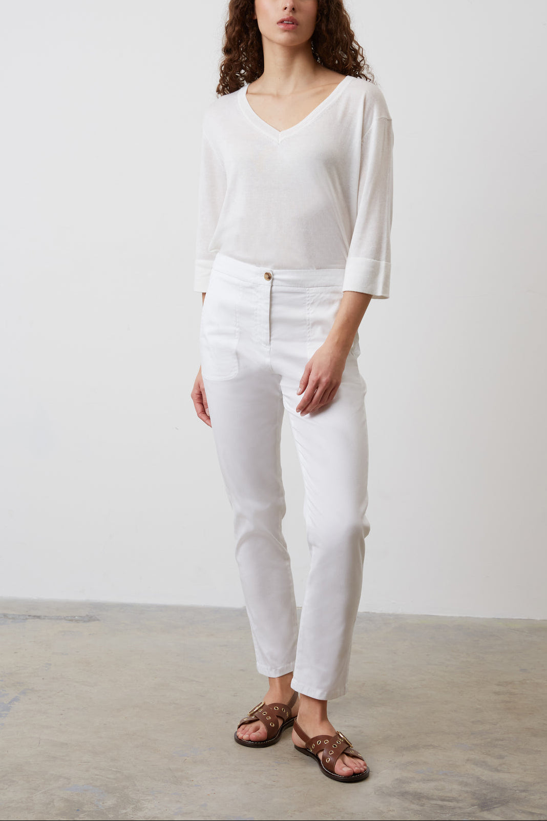 Pantalon slim - ELIZIA Faume - seconde main