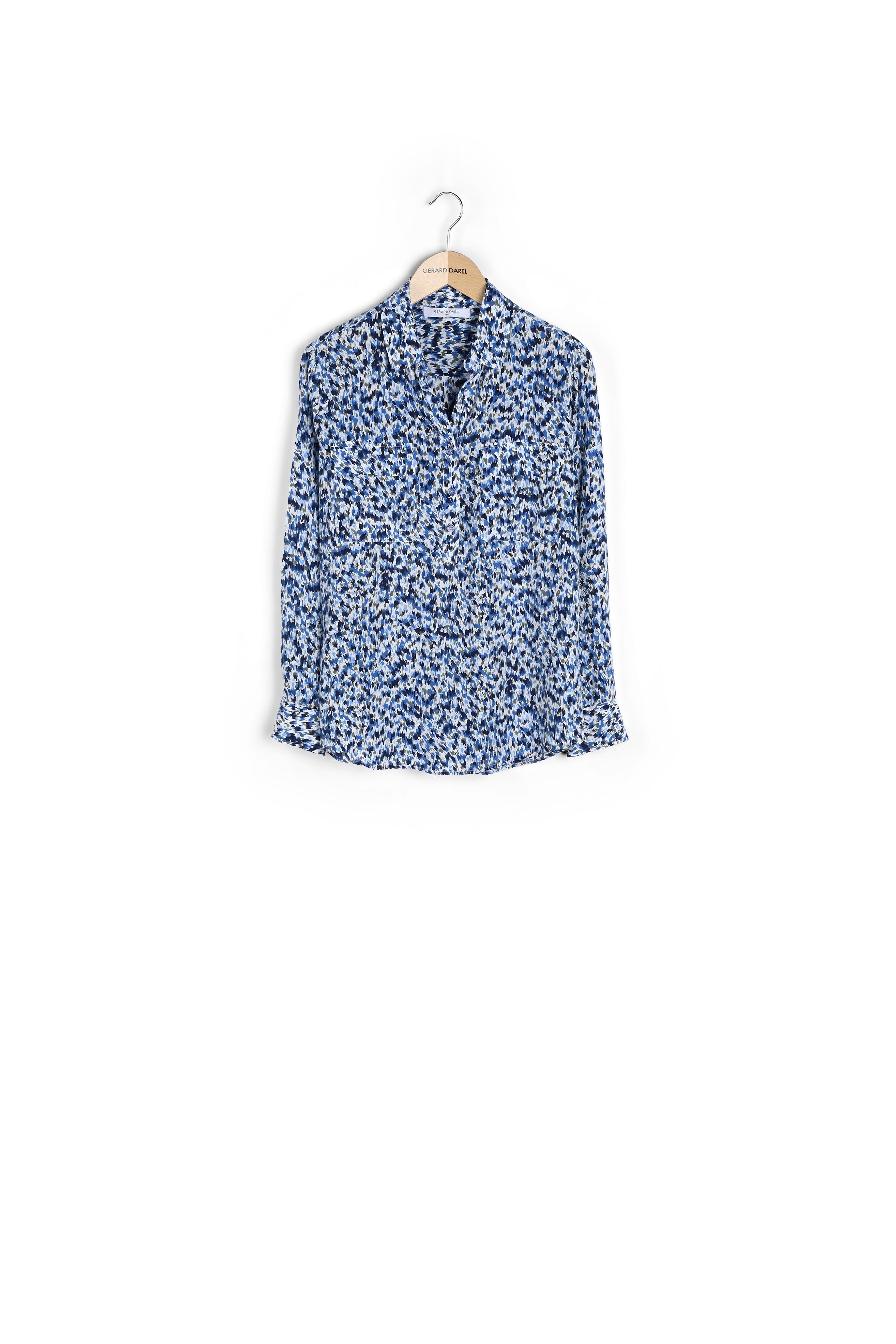 NOAM - Chemise en soie à imprimé fantaisie Faume - seconde main