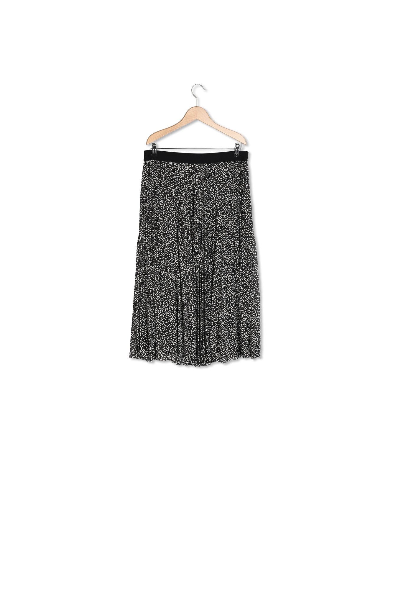 Jupe midi plissée imprimée - CORINNE Faume - seconde main