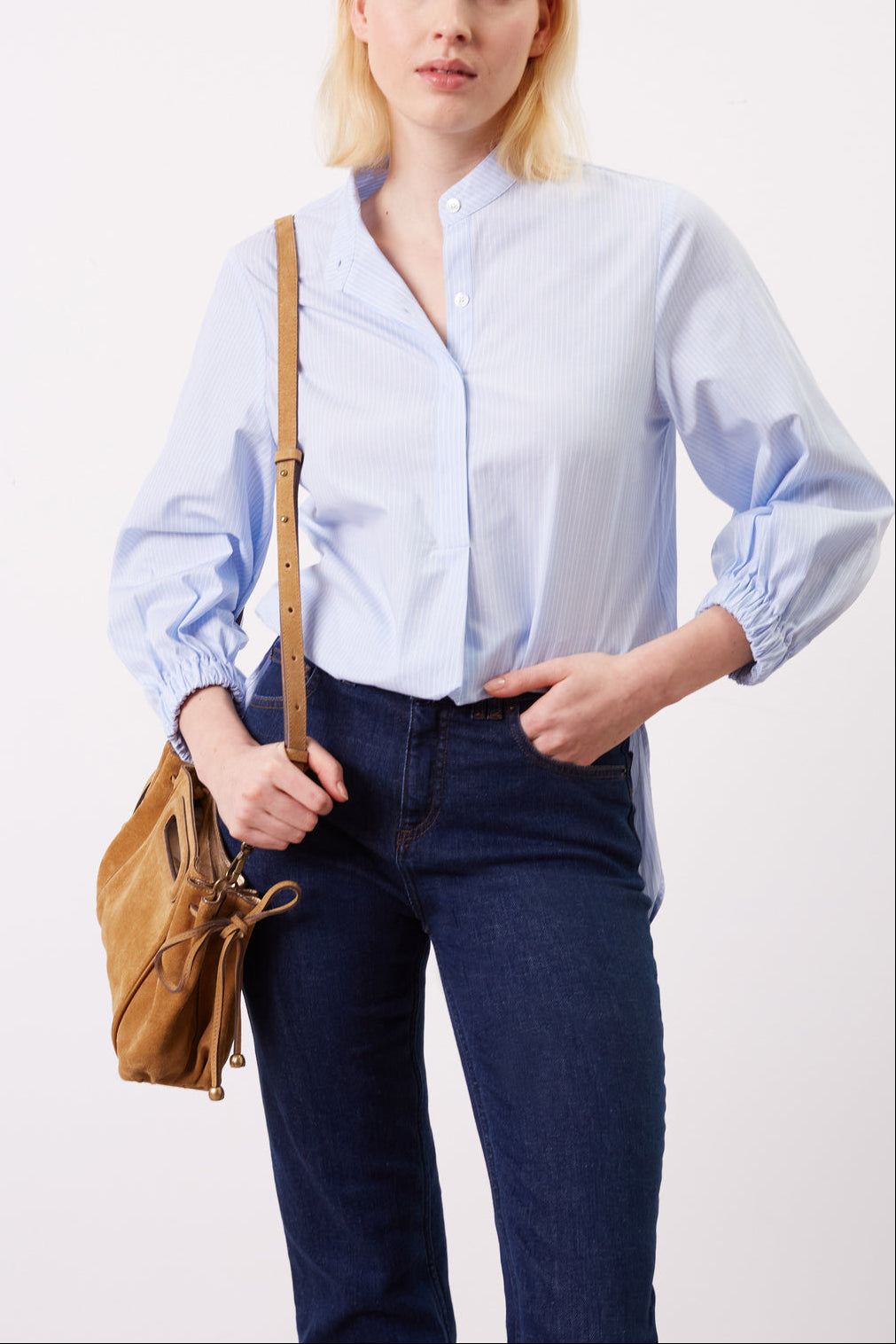Blouse en coton à rayures - CALICIA Faume - seconde main
