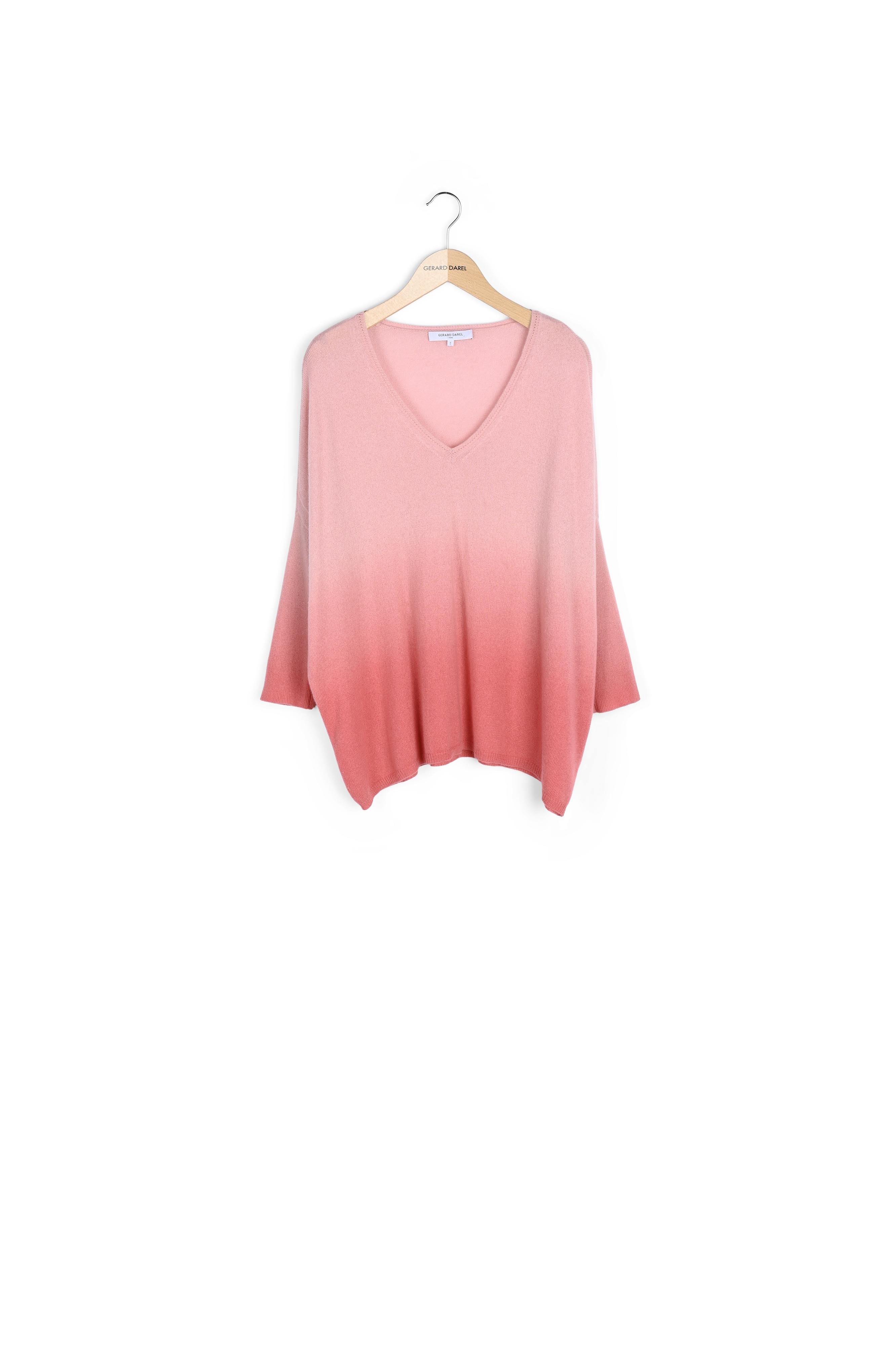 Pull V en cachemire tie and dye - LEANE Faume - seconde main
