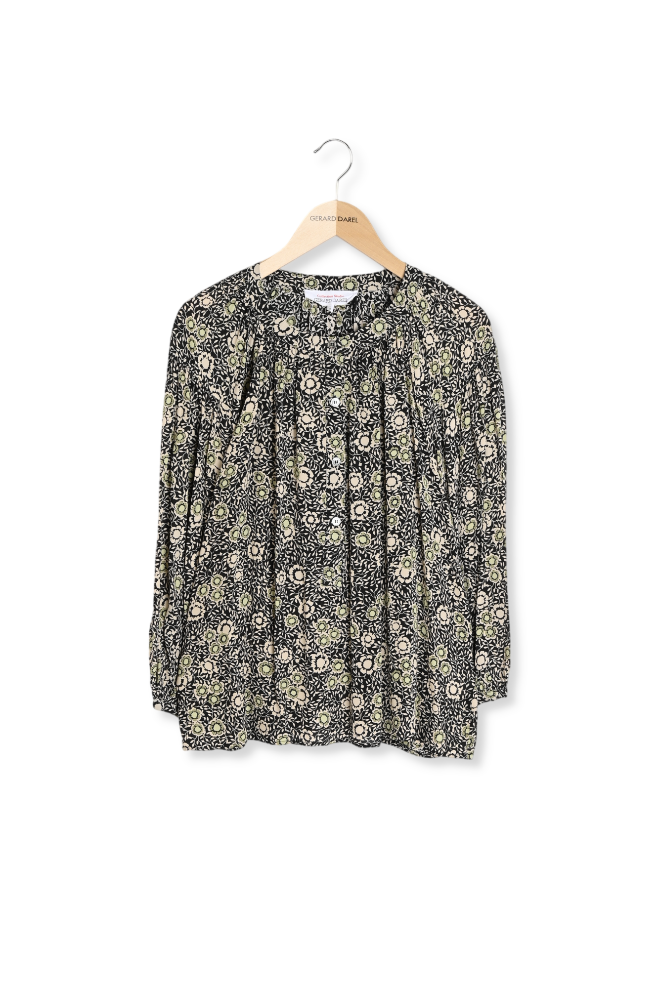 Blouse à fleurs et col rond - ADENA Faume - seconde main