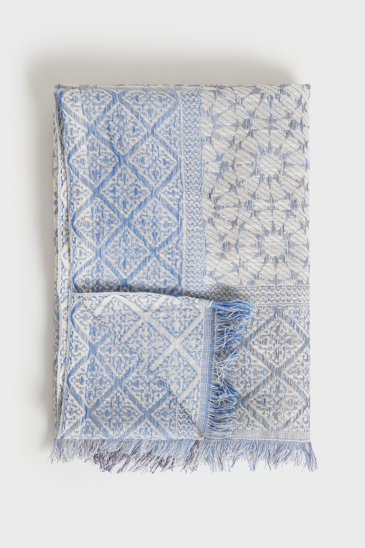 Foulard jacquard en coton - GHALY Faume - seconde main