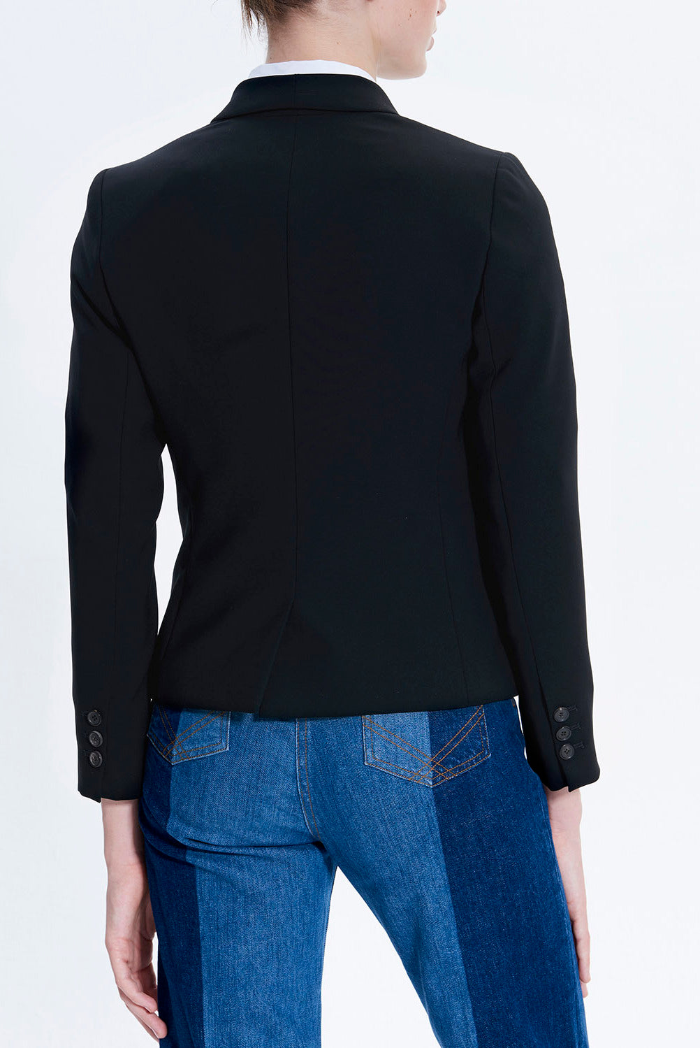 VERLAINE - Veste de tailleur en crêpe Faume - seconde main