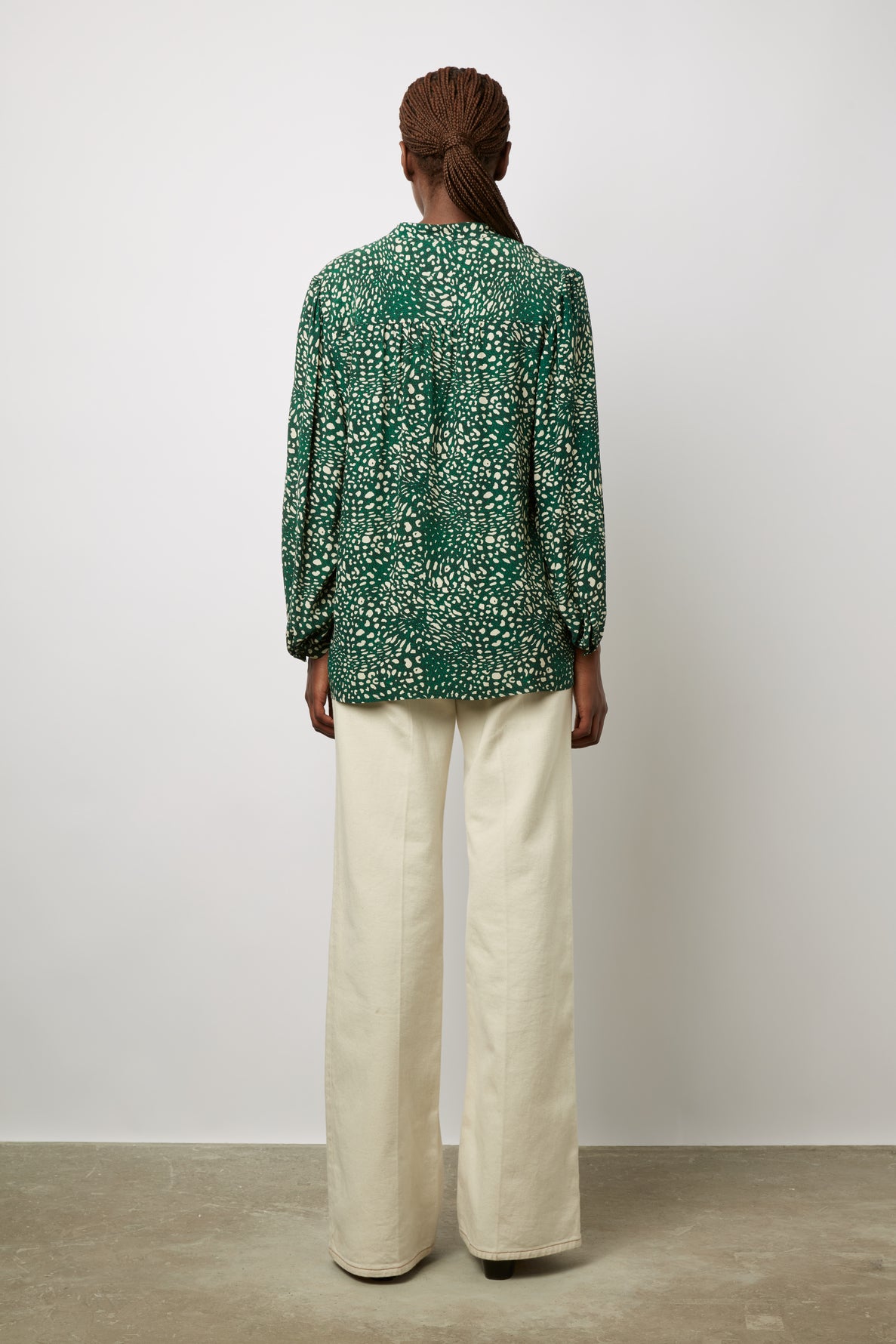 Chemise fluide imprimé léopard - CAROLE Faume - seconde main