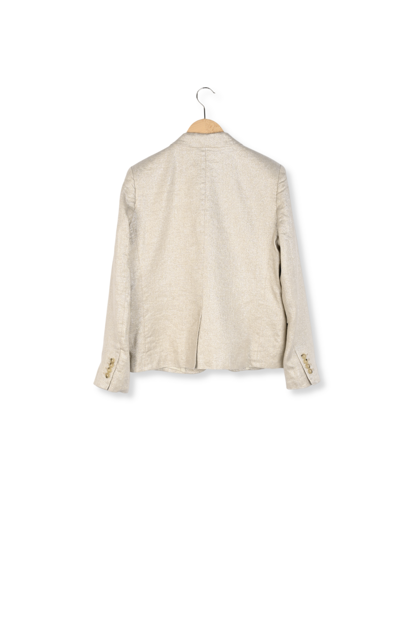 Veste en lin et lurex doré - BRENDI Faume - seconde main