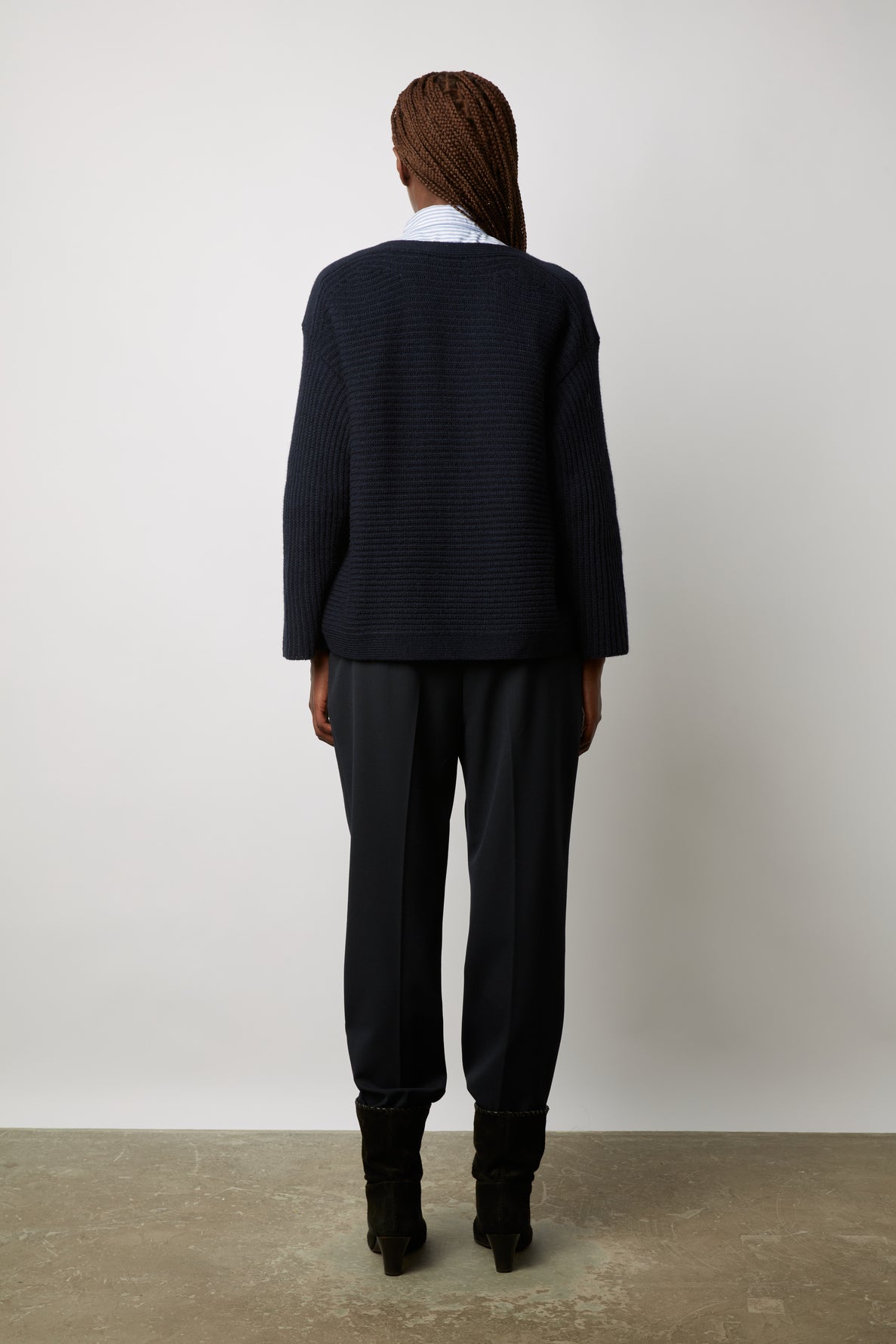 Pull uni tricotage ottoman - LIV Faume - seconde main