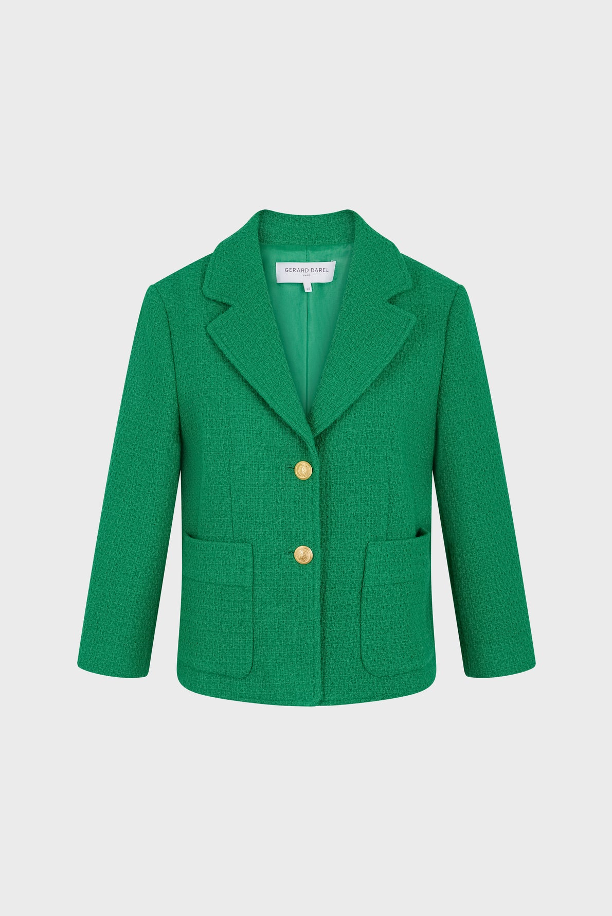 Blazer en tweed uni - NASREEN Faume - seconde main