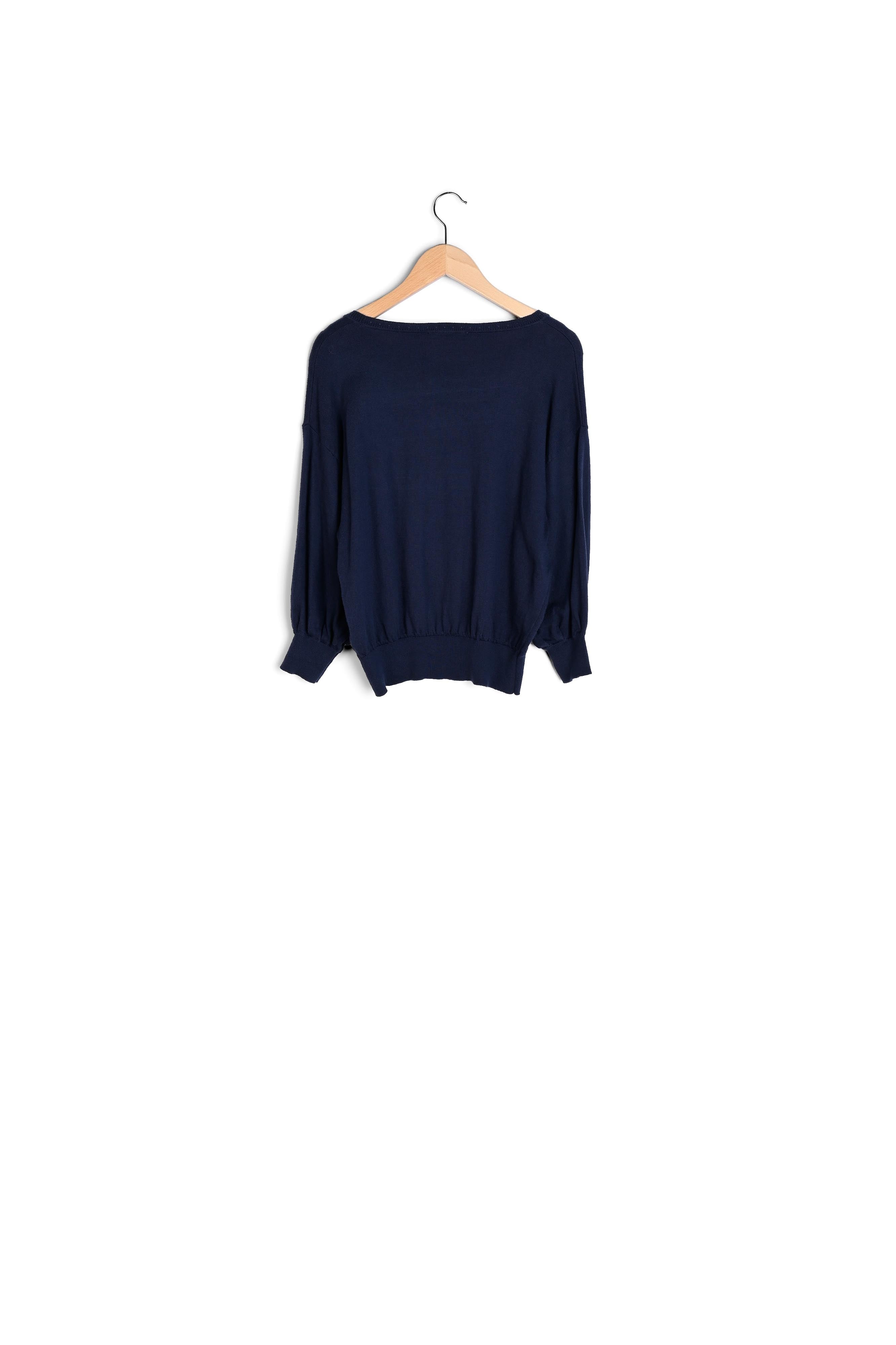 Pull Palmiers en coton et cachemire - LAHOURI Faume - seconde main