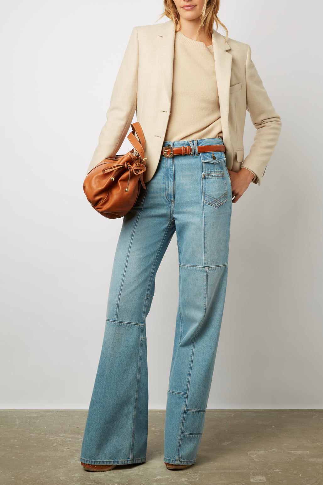 Veste de tailleur en laine mélangée - NADEGE Faume - seconde main