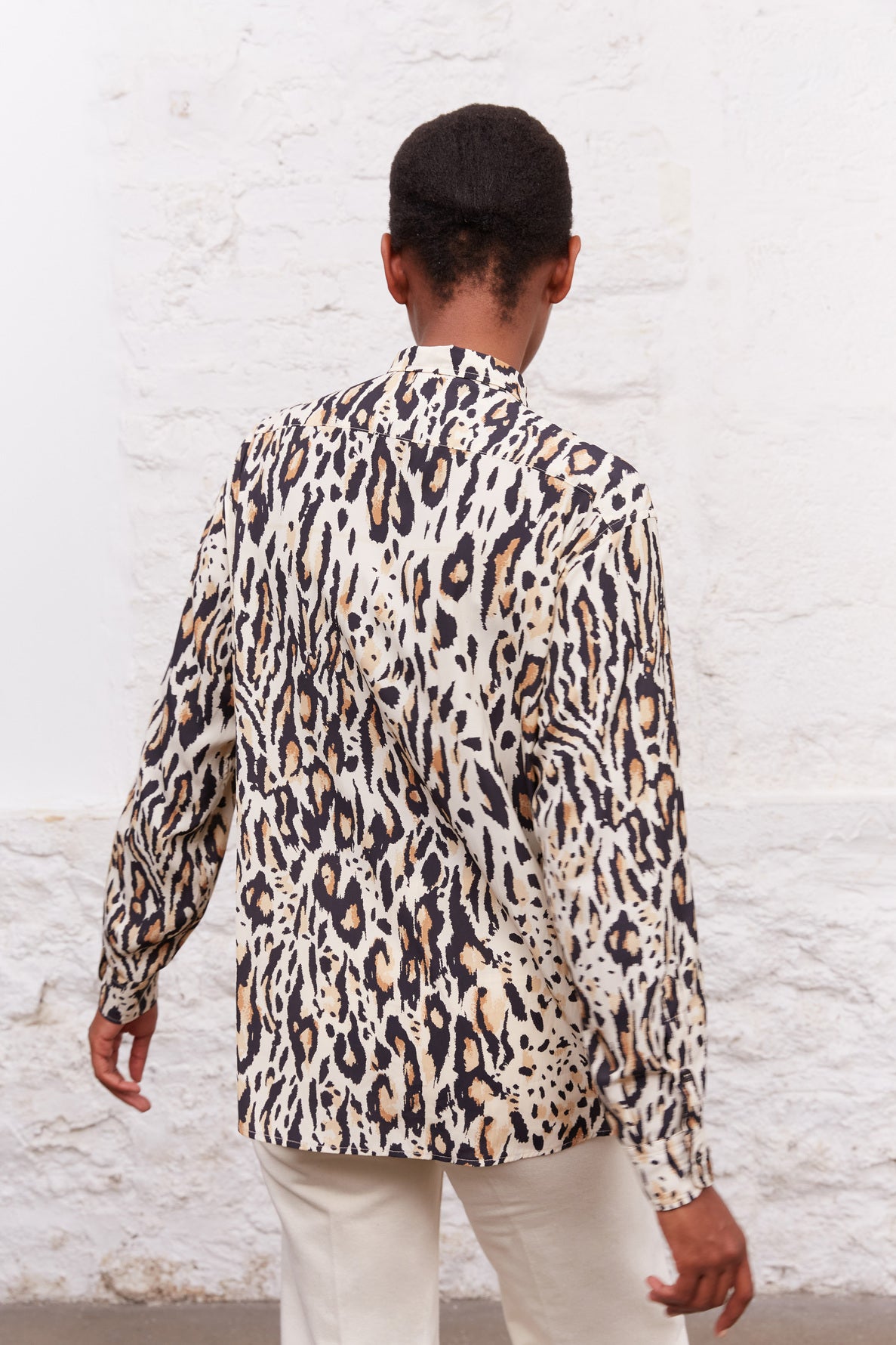 Chemise à imprimé léopard - CLYDE Faume - seconde main