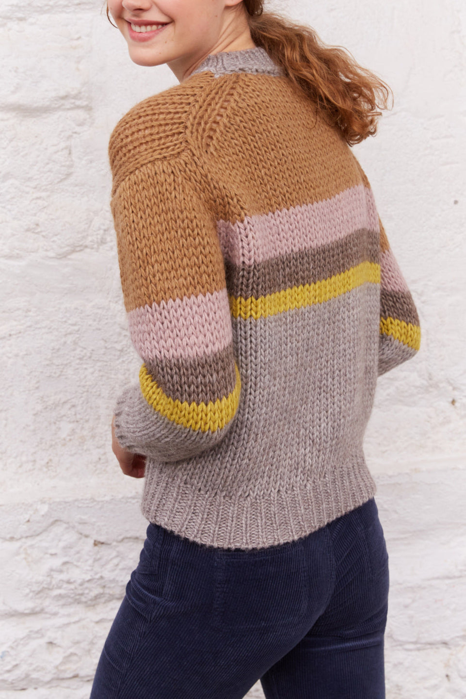 Pull à rayures multicolores - LAISA Faume - seconde main