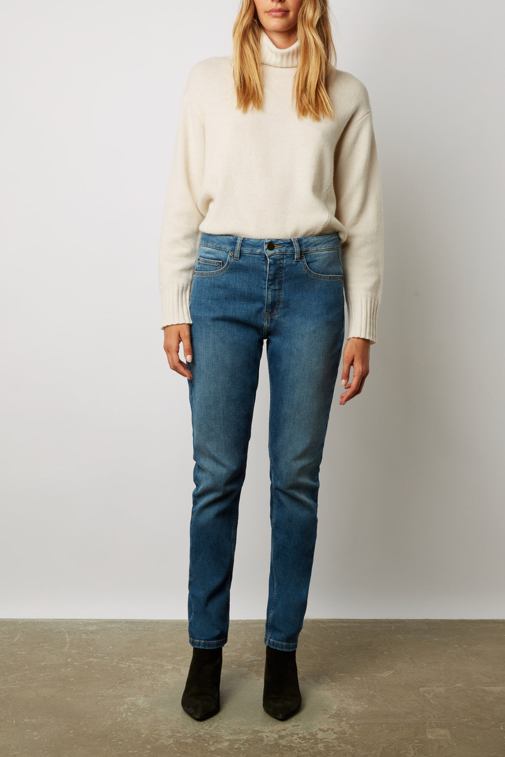 Jean slim brut délavé - ELEVEN Faume - seconde main