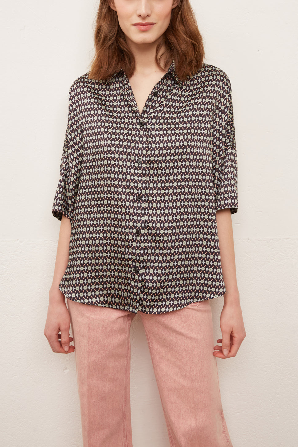 NARA - Chemise à manches courtes oversize Faume - seconde main