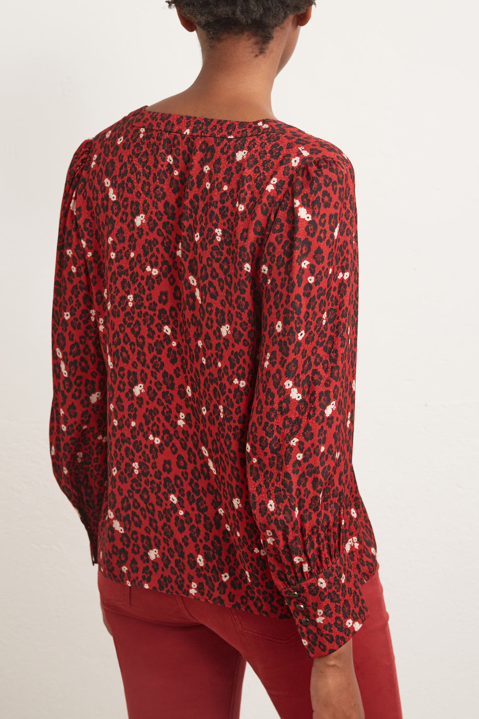 Anais - Blouse à encolure tunisienne Faume - seconde main