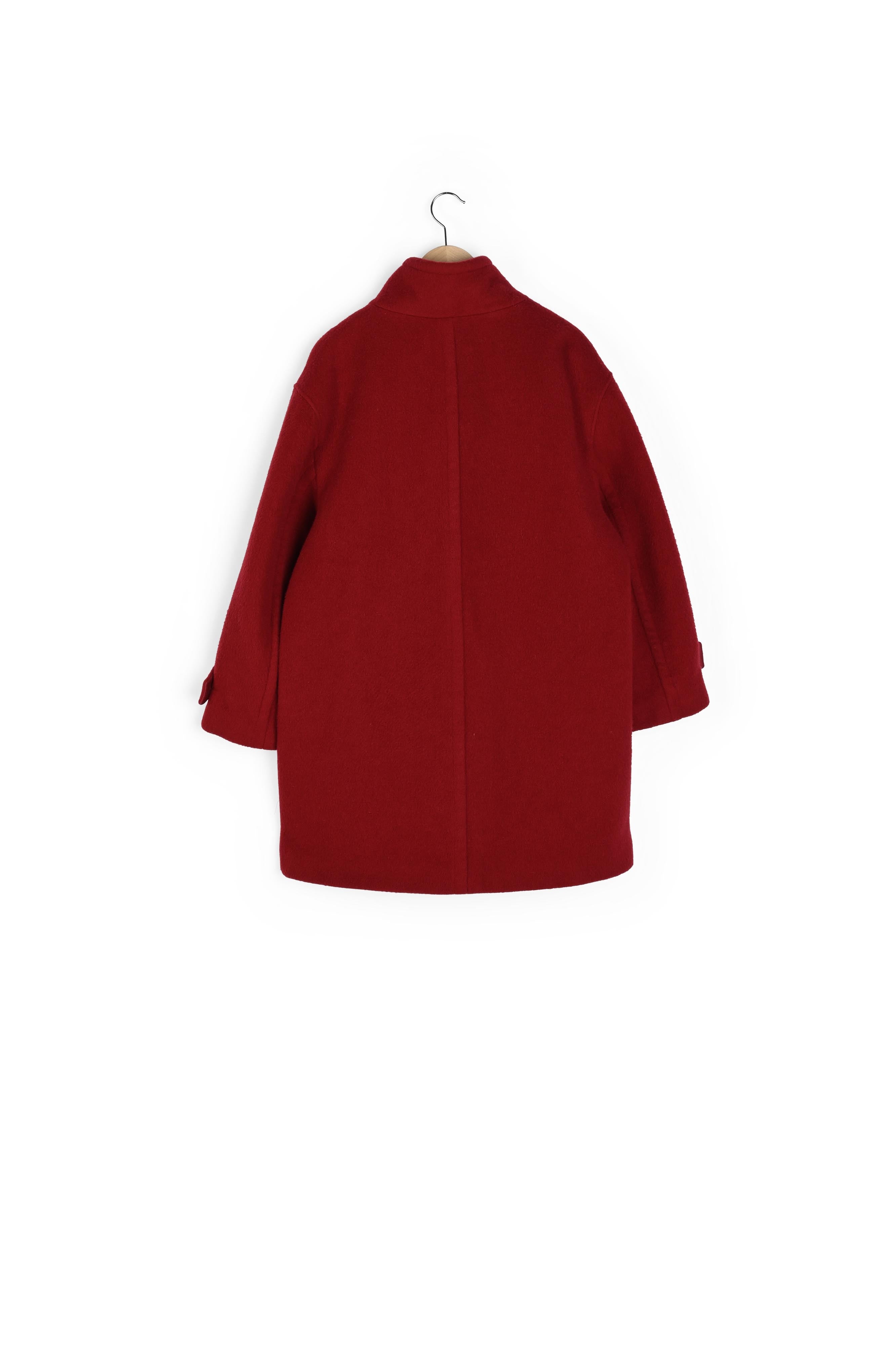 Manteau droit en lainage - SOFIA Faume - seconde main