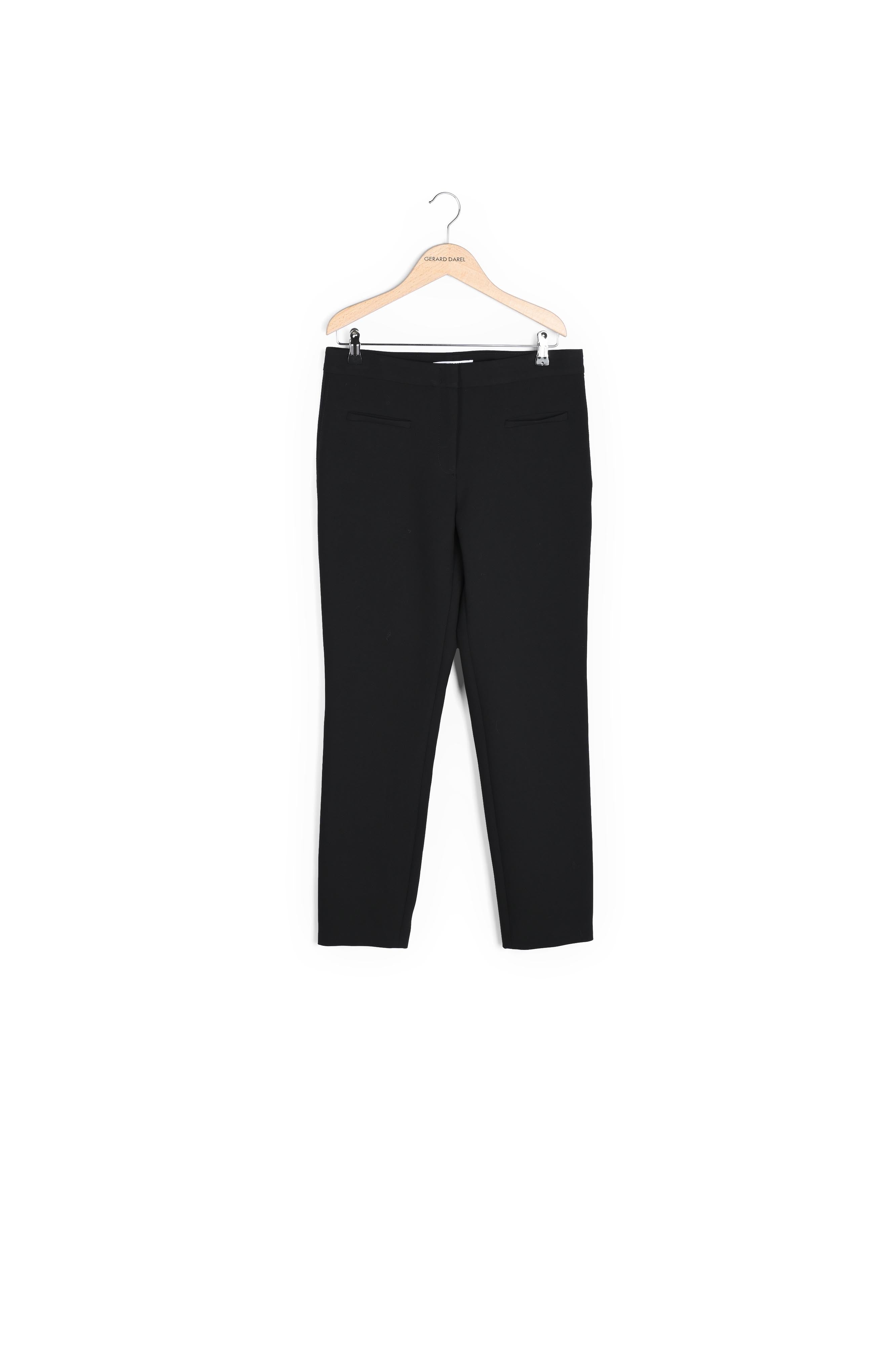 Lucie - Pantalon droit en crêpe 7/8 Faume - seconde main