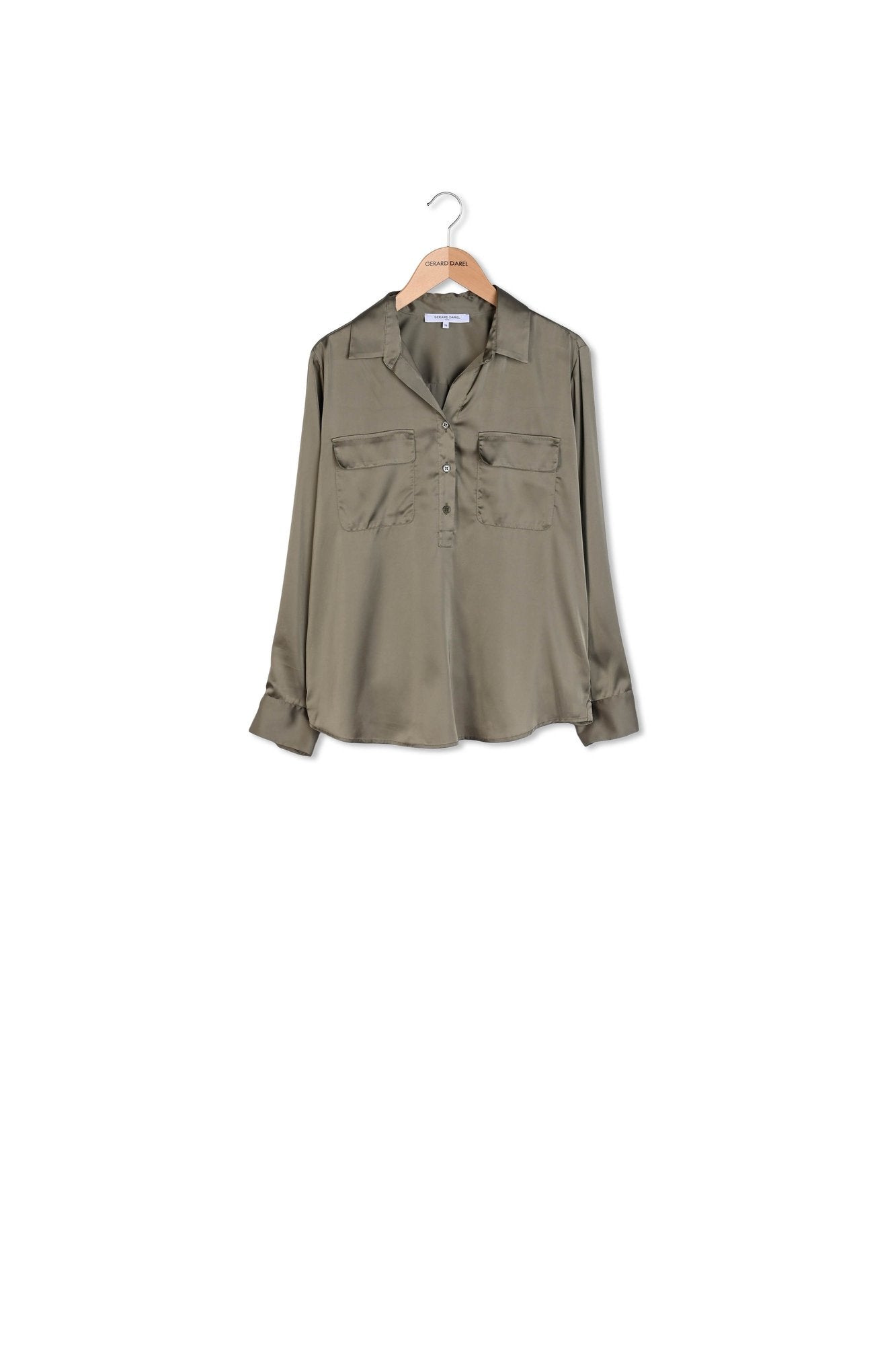 Blouse satinée unie - BRIGITTE Faume - seconde main