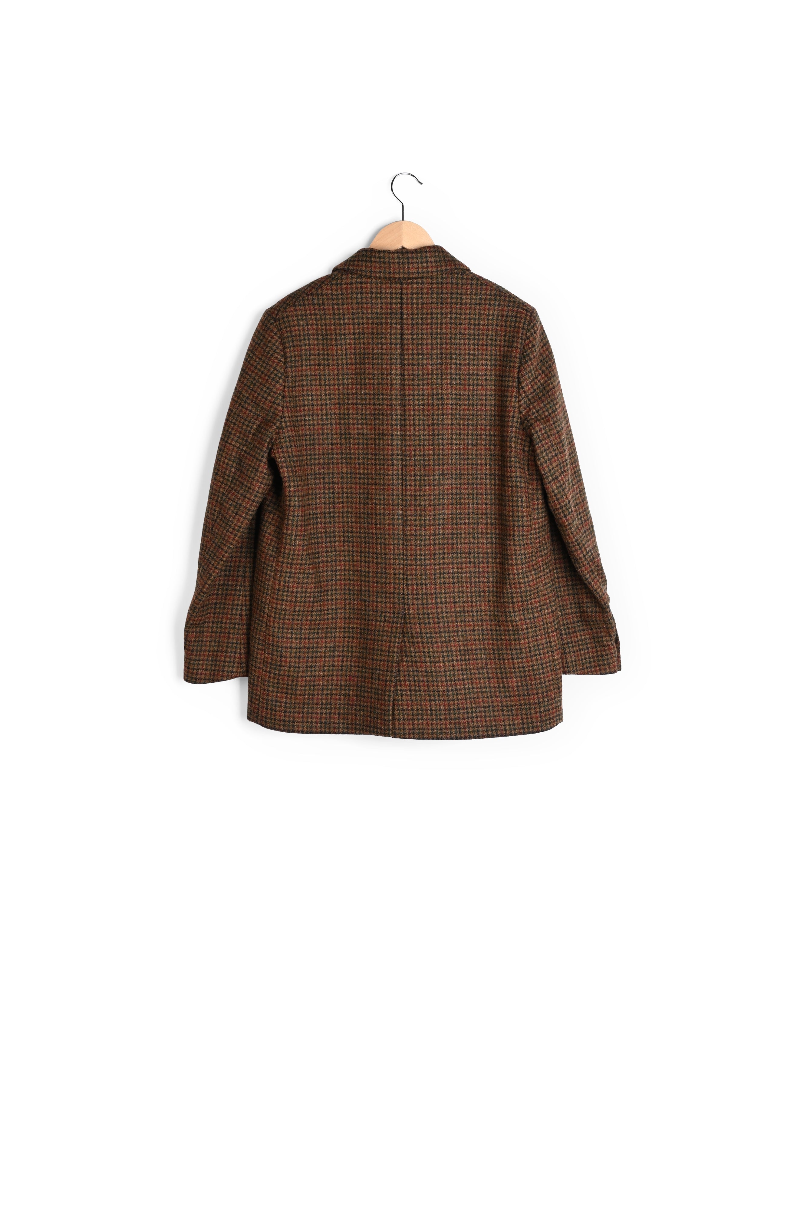 VIERA - Veste en laine à chevrons Faume - seconde main