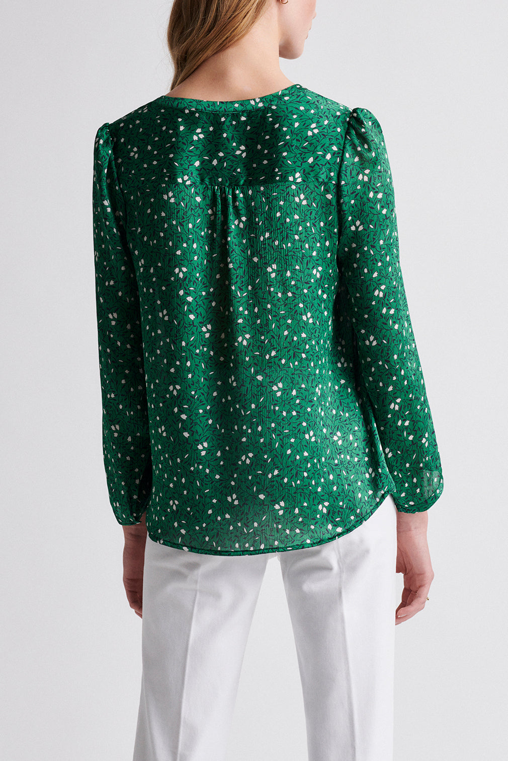 NATALIA - blouse en crêpe imprimée Faume - seconde main