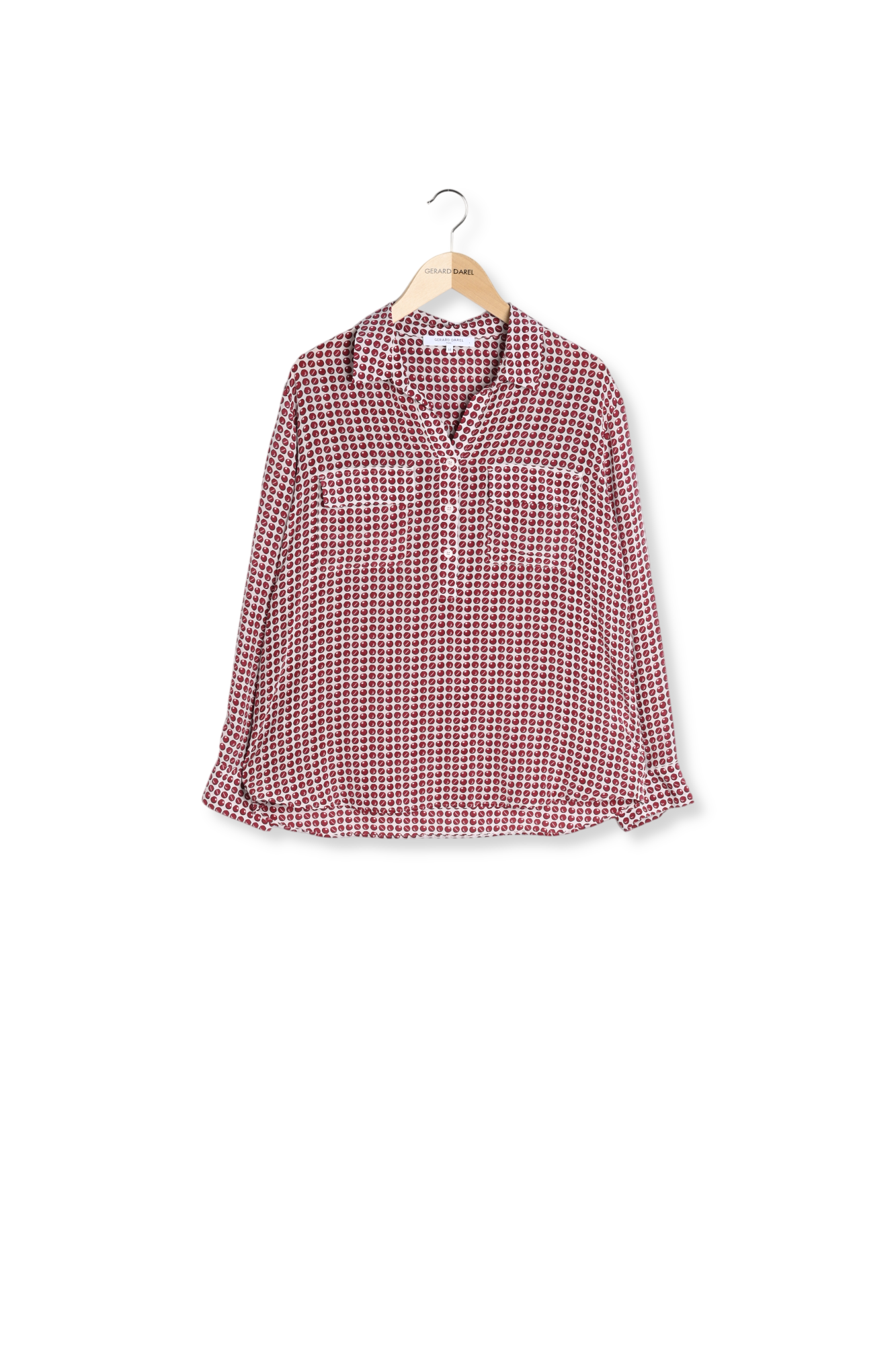 MARLA - Chemise en soie à pois Faume - seconde main