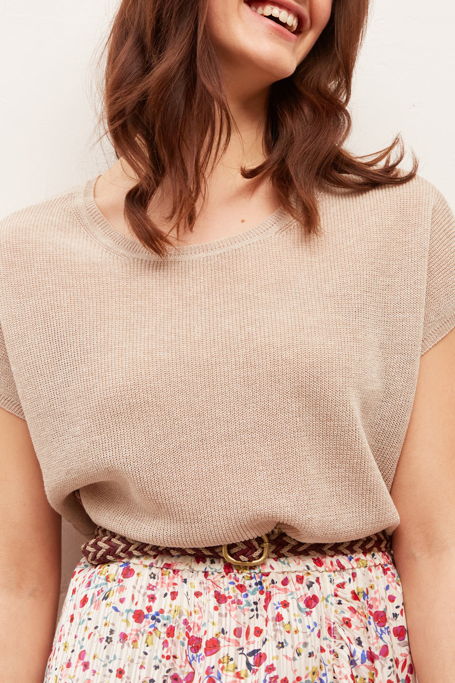 ENESS - Tee-shirt en maille Faume - seconde main