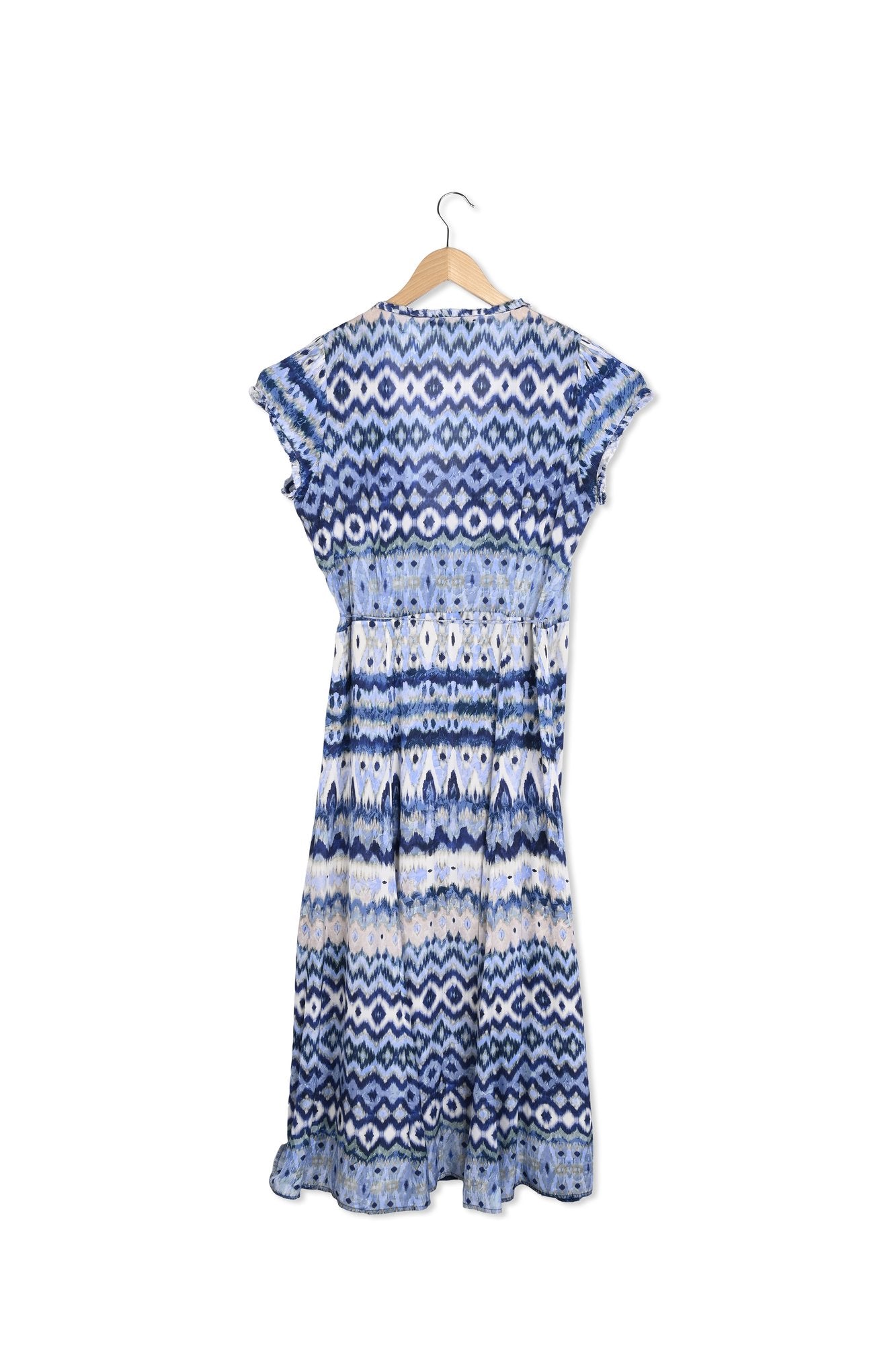 Robe longue portefeuille - EMILYA Faume - seconde main