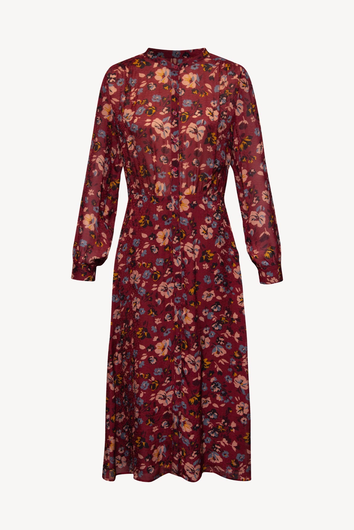 DILYS - Robe à imprimé fleuri Faume - seconde main