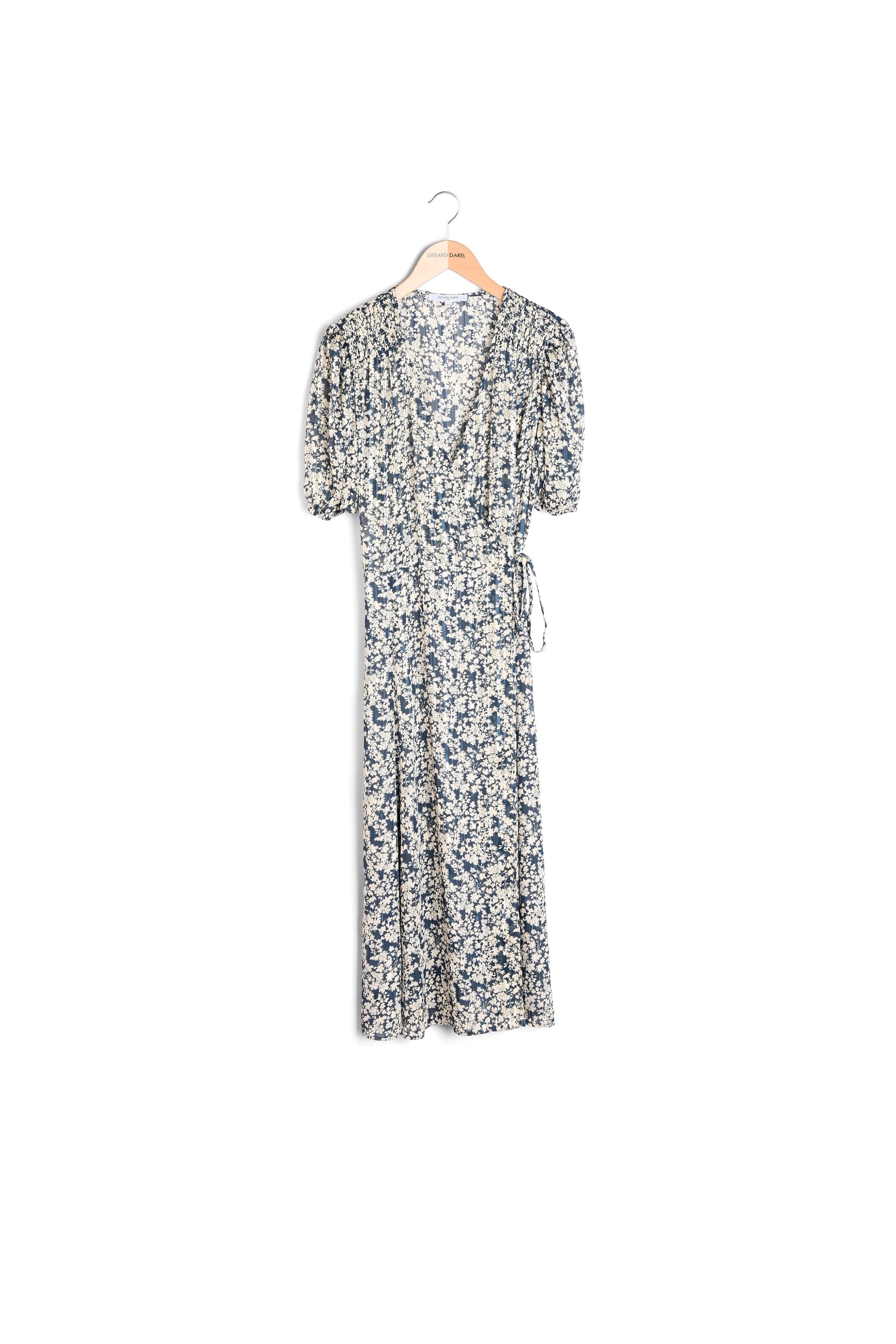 Robe portefeuille fleurie - JEROME Faume - seconde main