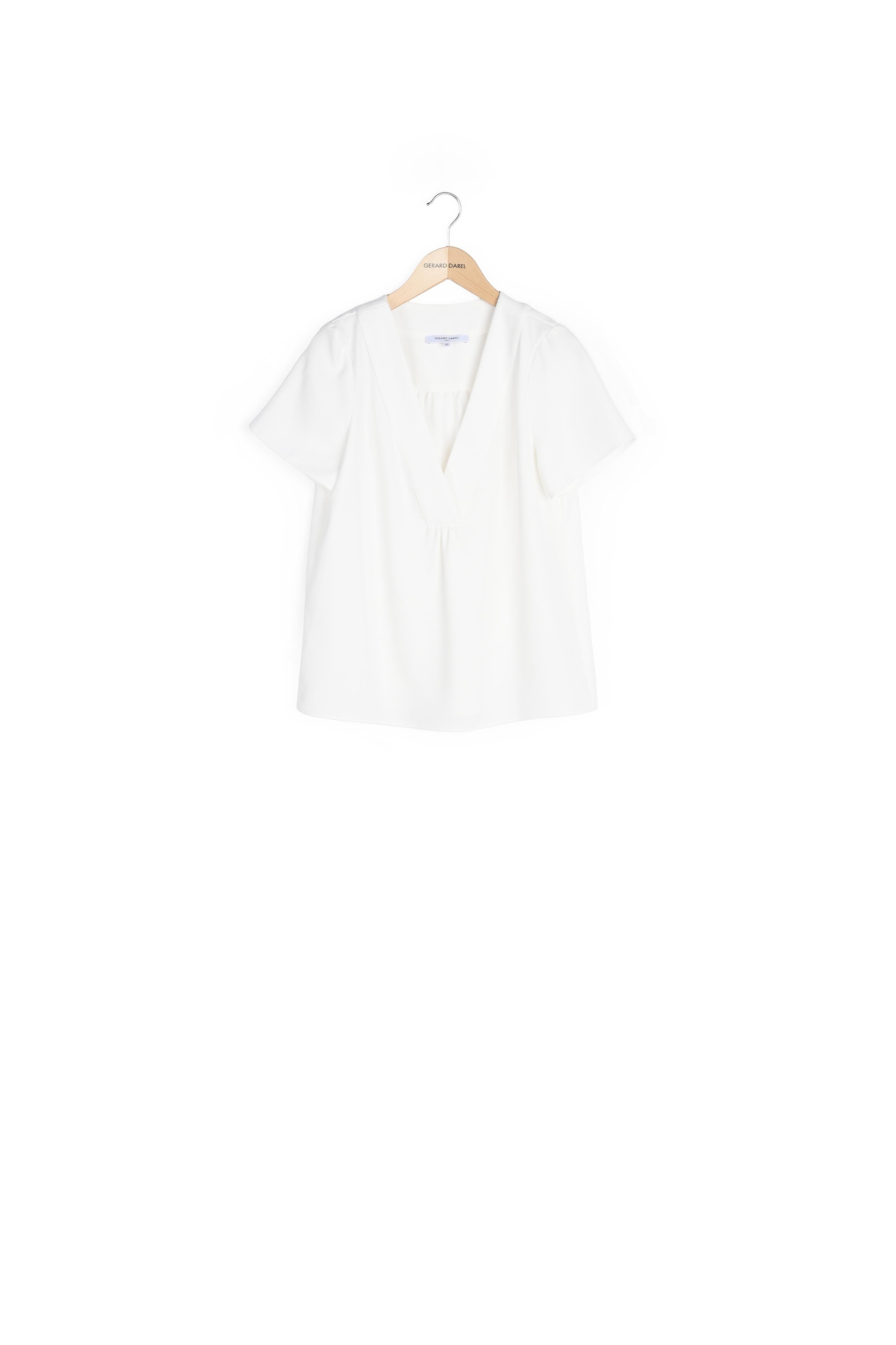 Blouse col V unie - CERES Faume - seconde main