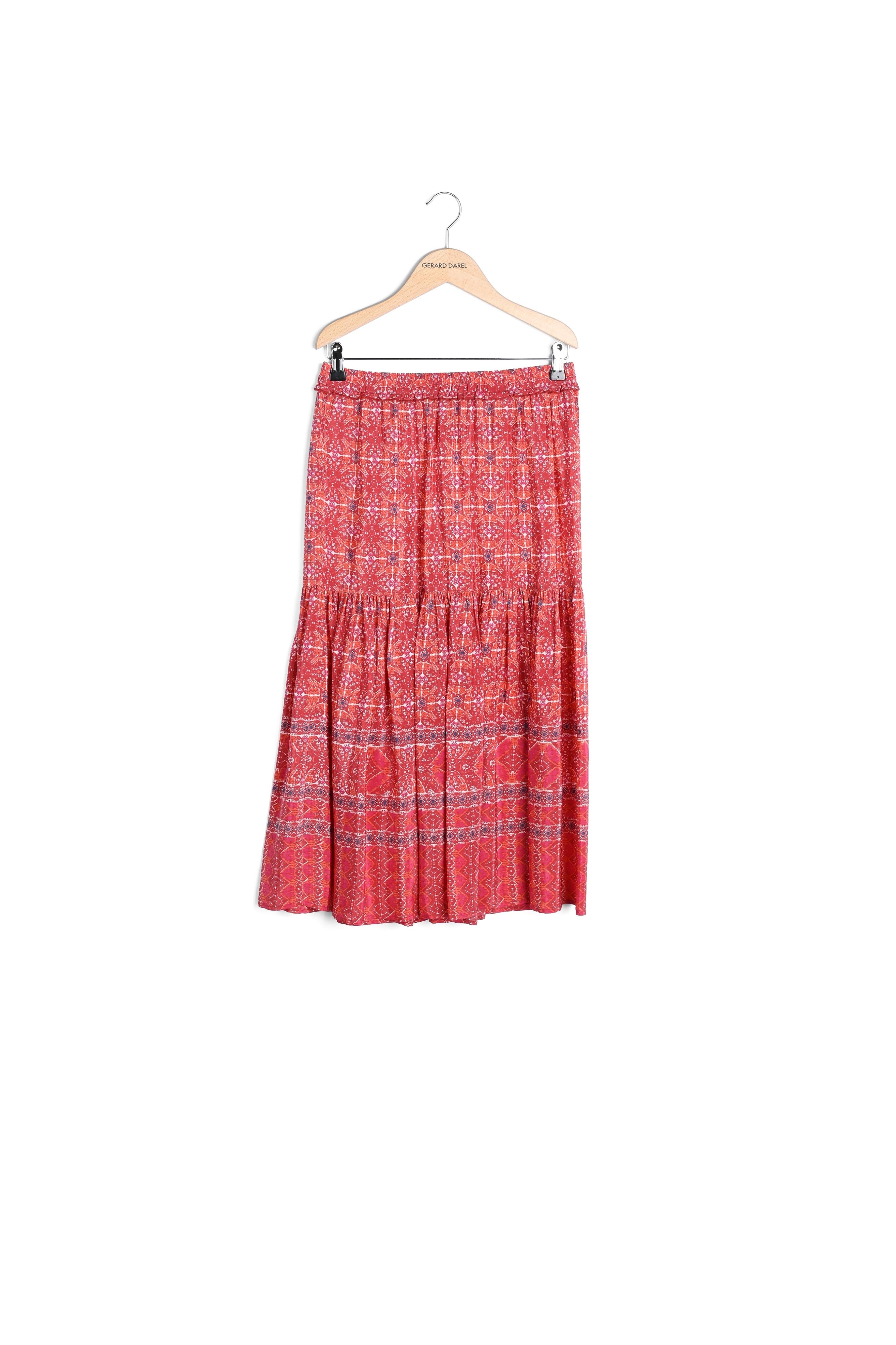 Jupe mi-longue motif ethnique - BADICE Faume - seconde main