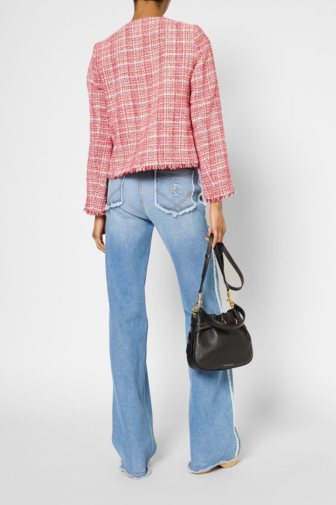 Veste en tweed et lurex - ROSARA Faume - seconde main