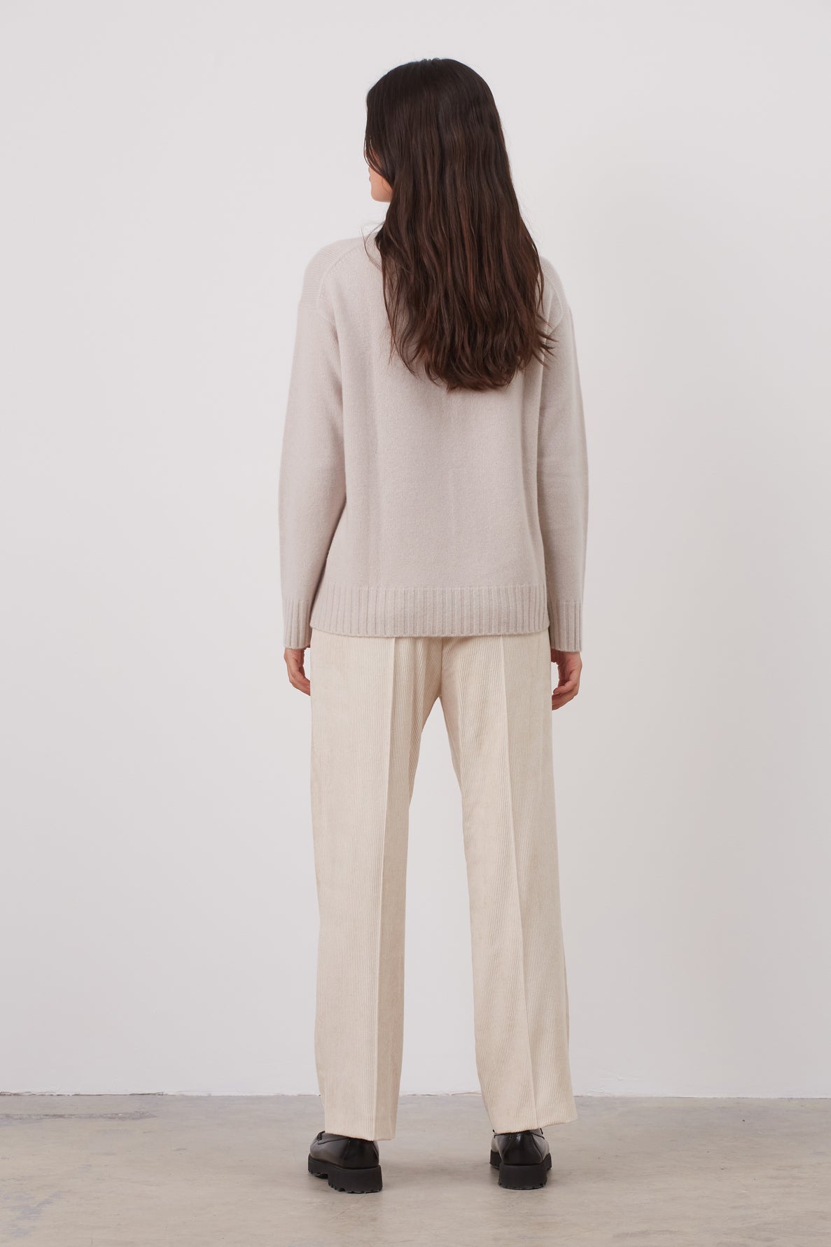 Pull col rond en cachemire - LAETITIA Faume - seconde main