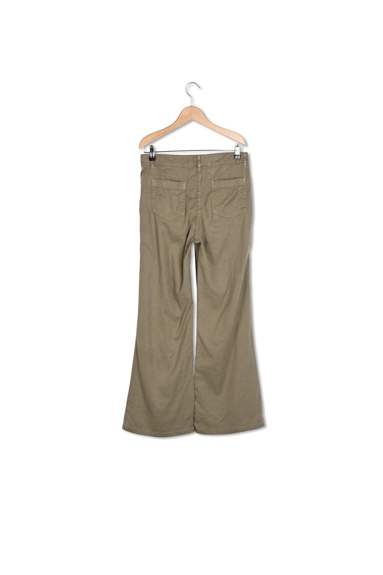 Pantalon large en lin et coton - LOREEN Faume - seconde main