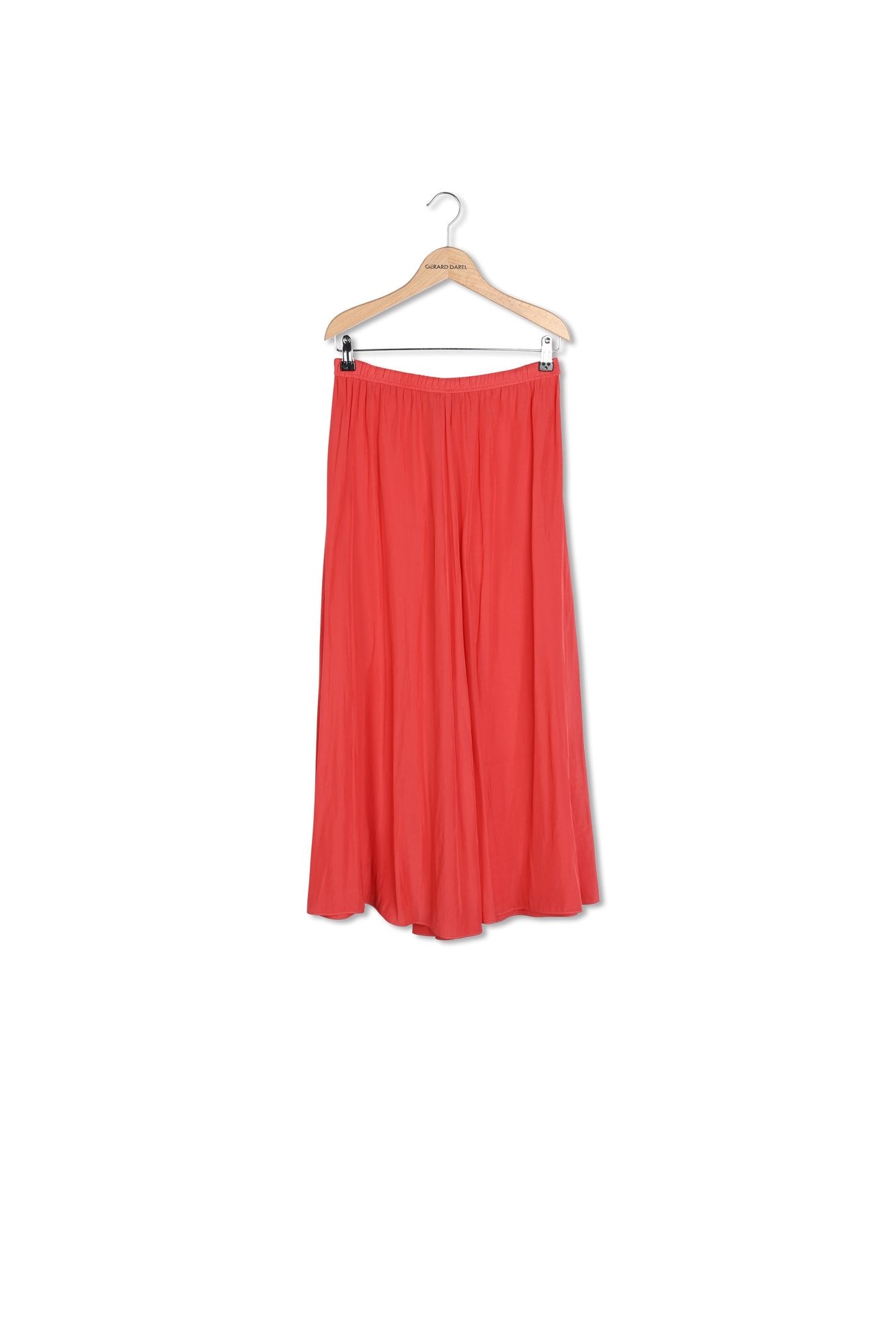 Jupe midi en satin plissé - DENISA Faume - seconde main