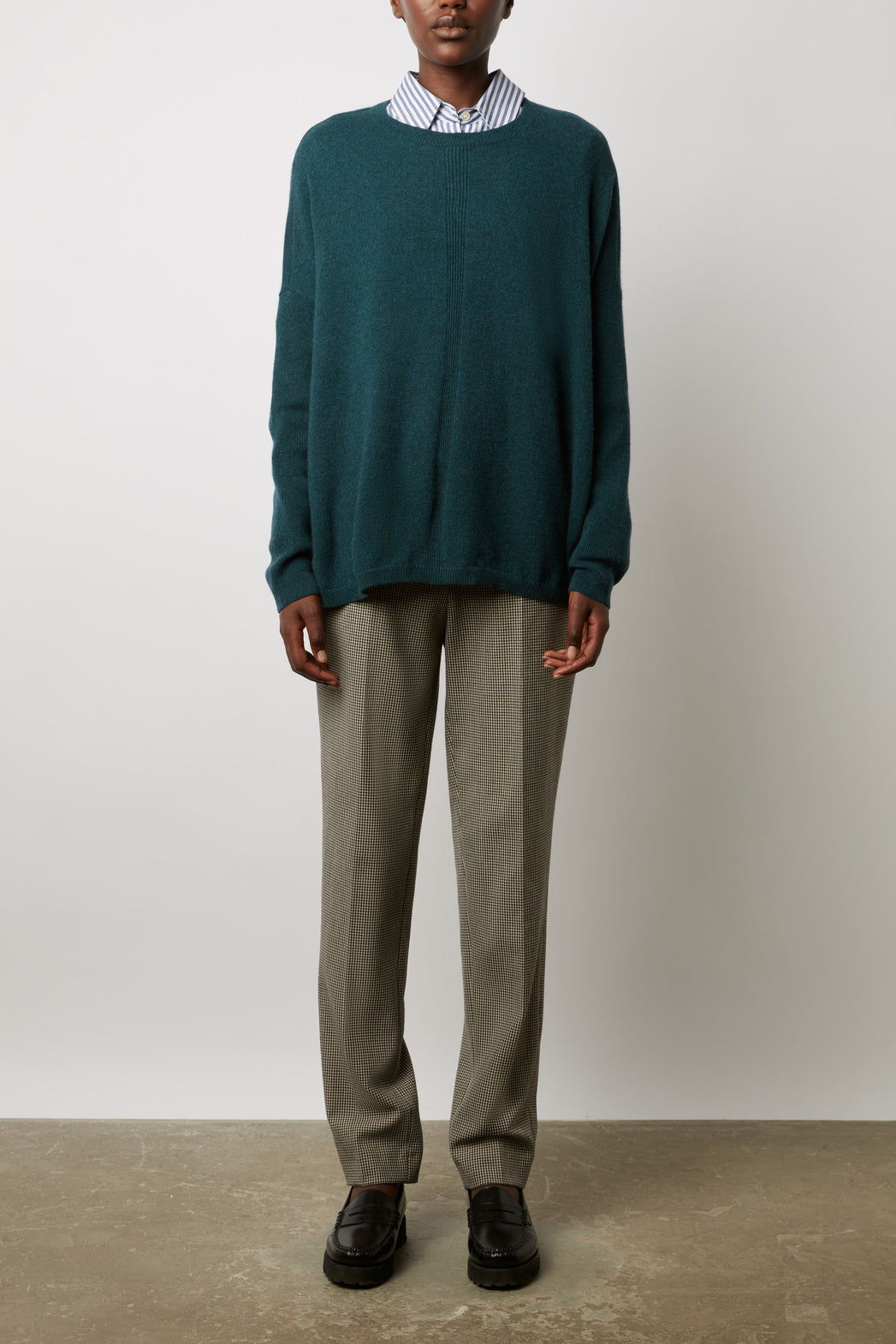 Pull col rond en cachemire - LIZEA Faume - seconde main