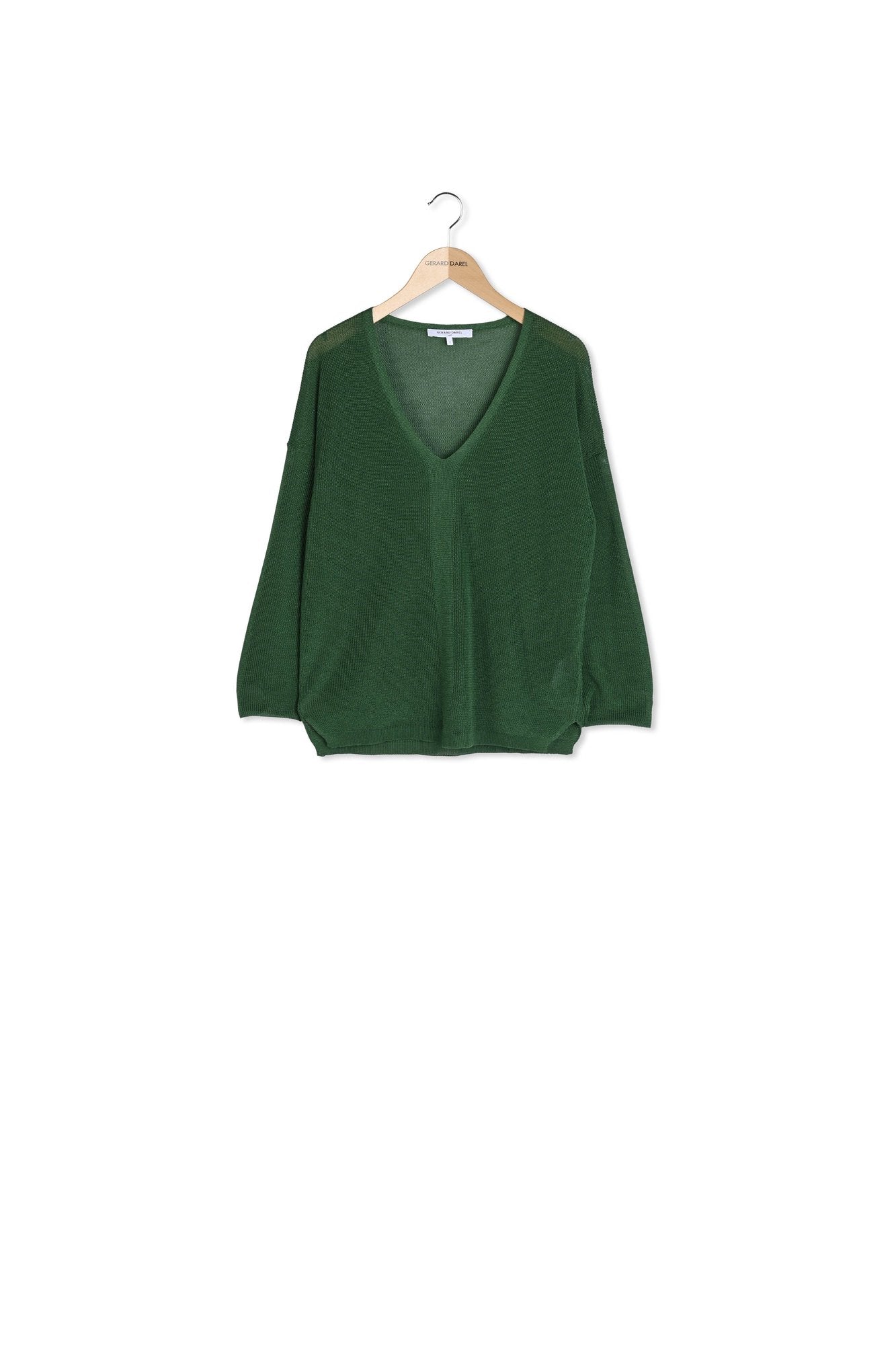 Pull col V en maille fluide - LEOLINE Faume - seconde main