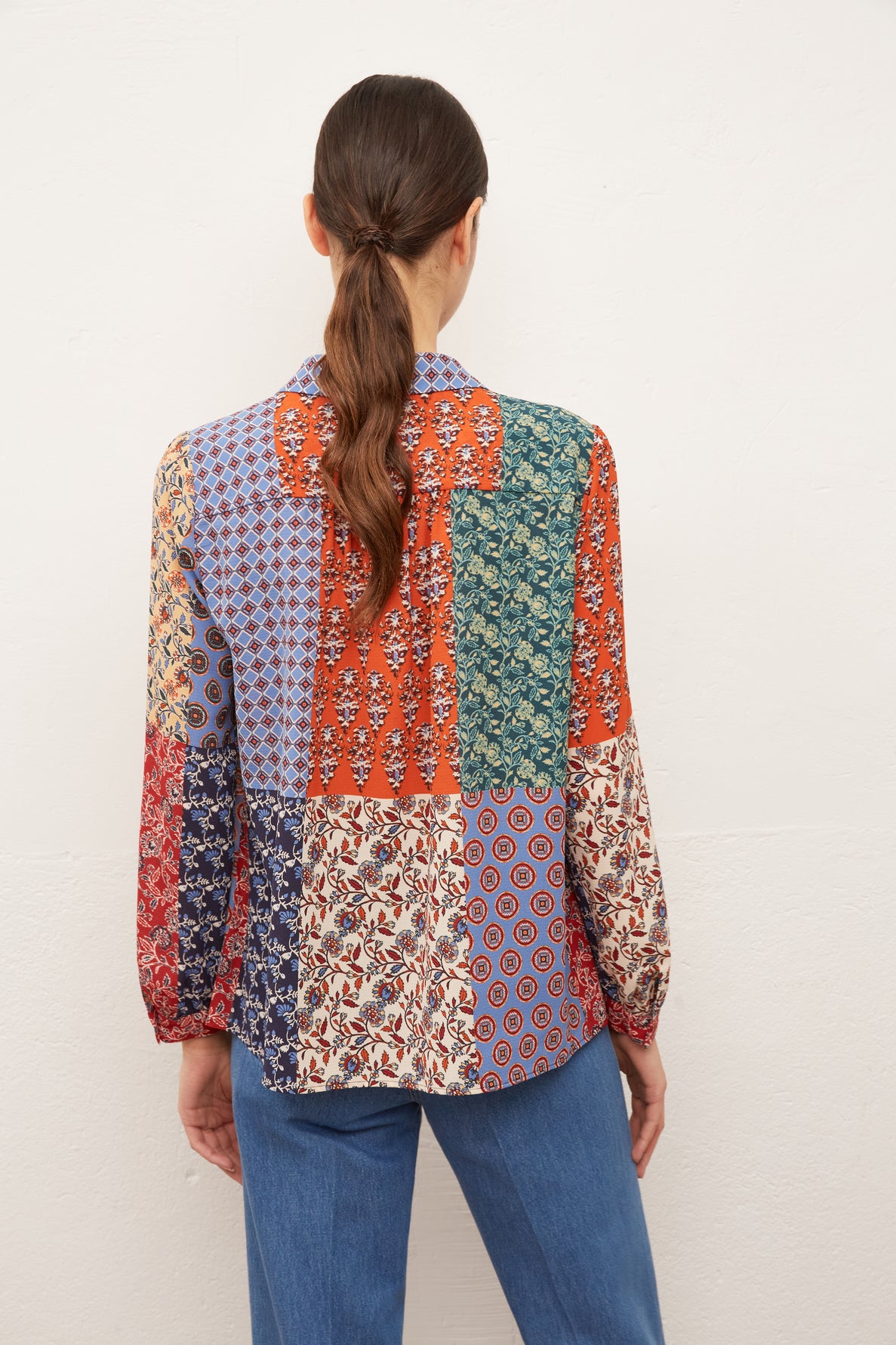 Chemise fluide avec smocks - NICKY Faume - seconde main