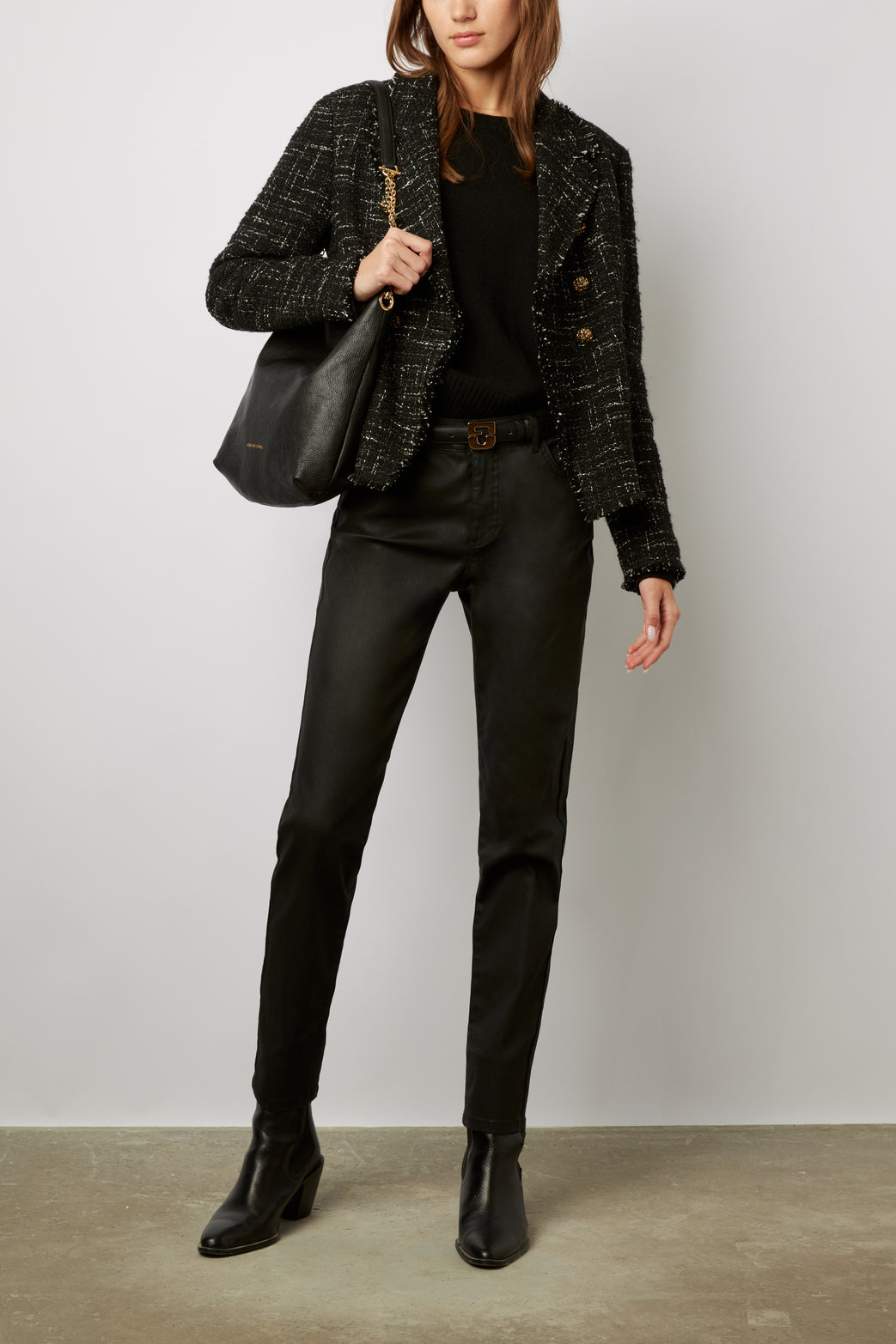 Jean slim en coton enduit - ELANA Faume - seconde main