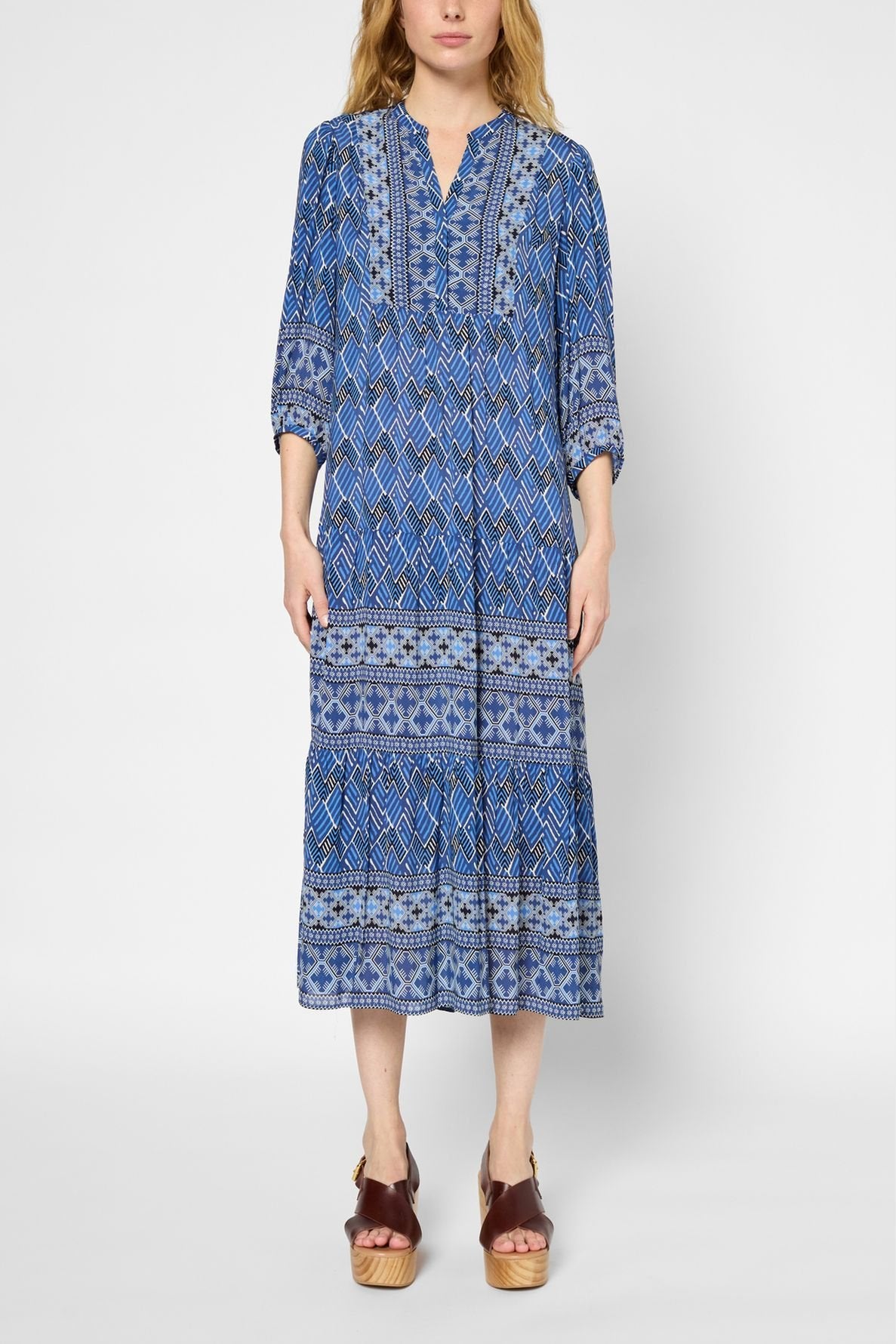 Robe droite imprimé ethnique - PHEDRE Faume - seconde main