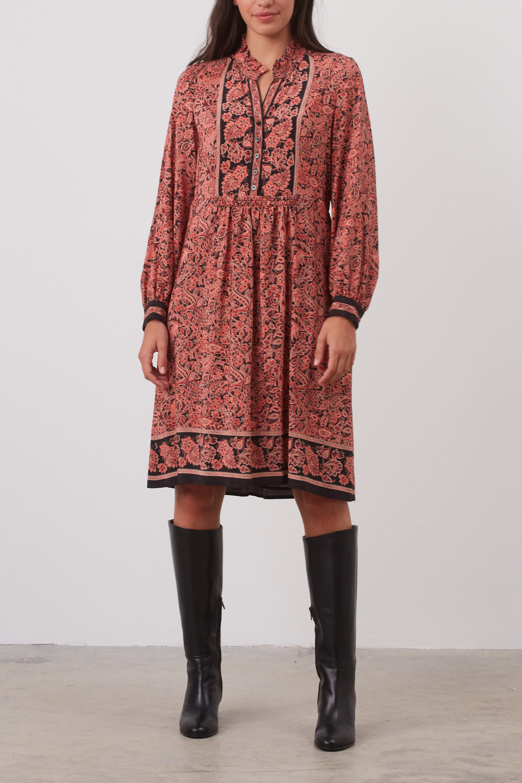 Robe à motif cachemire - JULIETTE Faume - seconde main