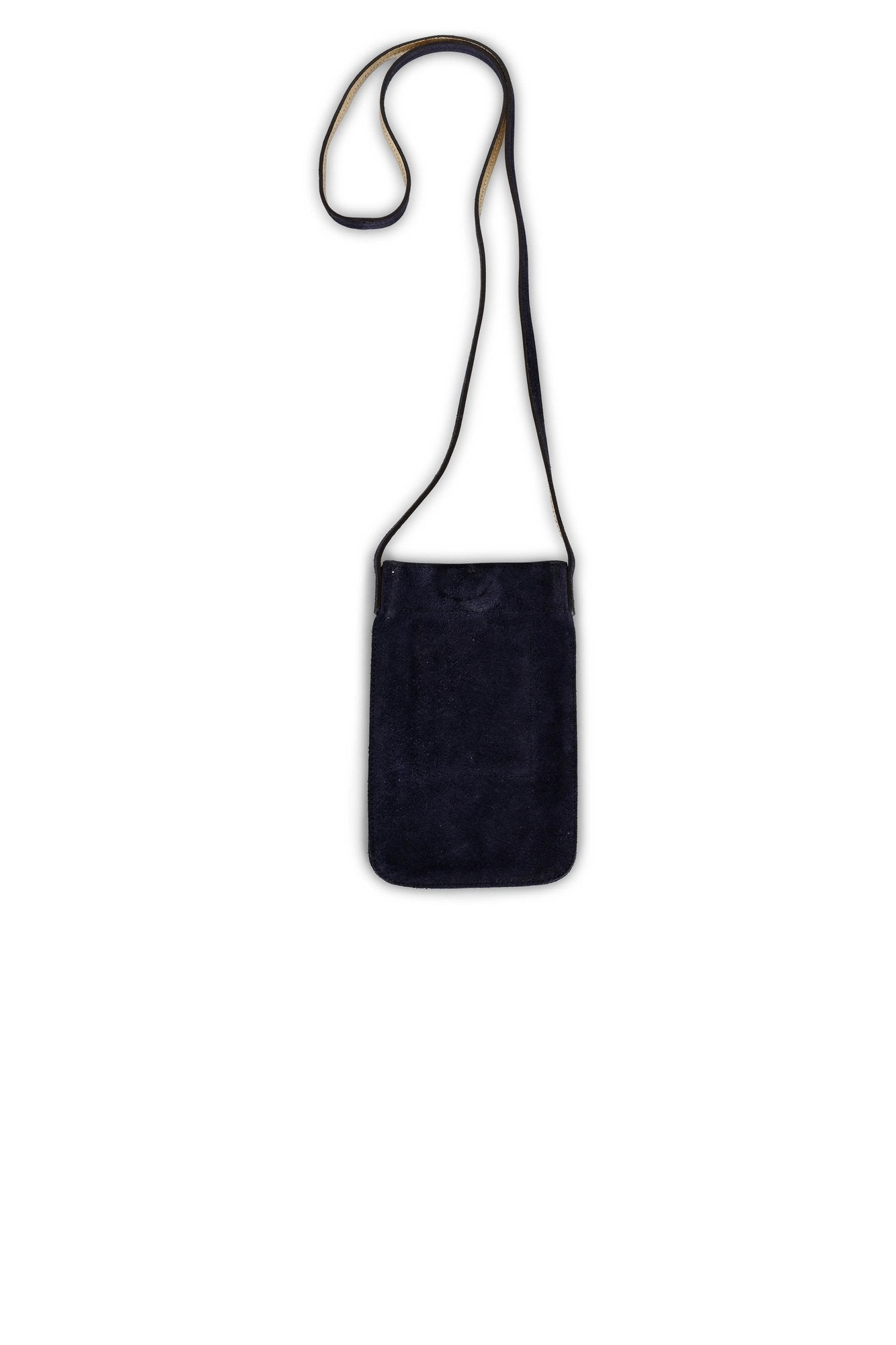 Porte téléphone en cuir velours intérieur métallisé - LADYPHONE Faume - seconde main