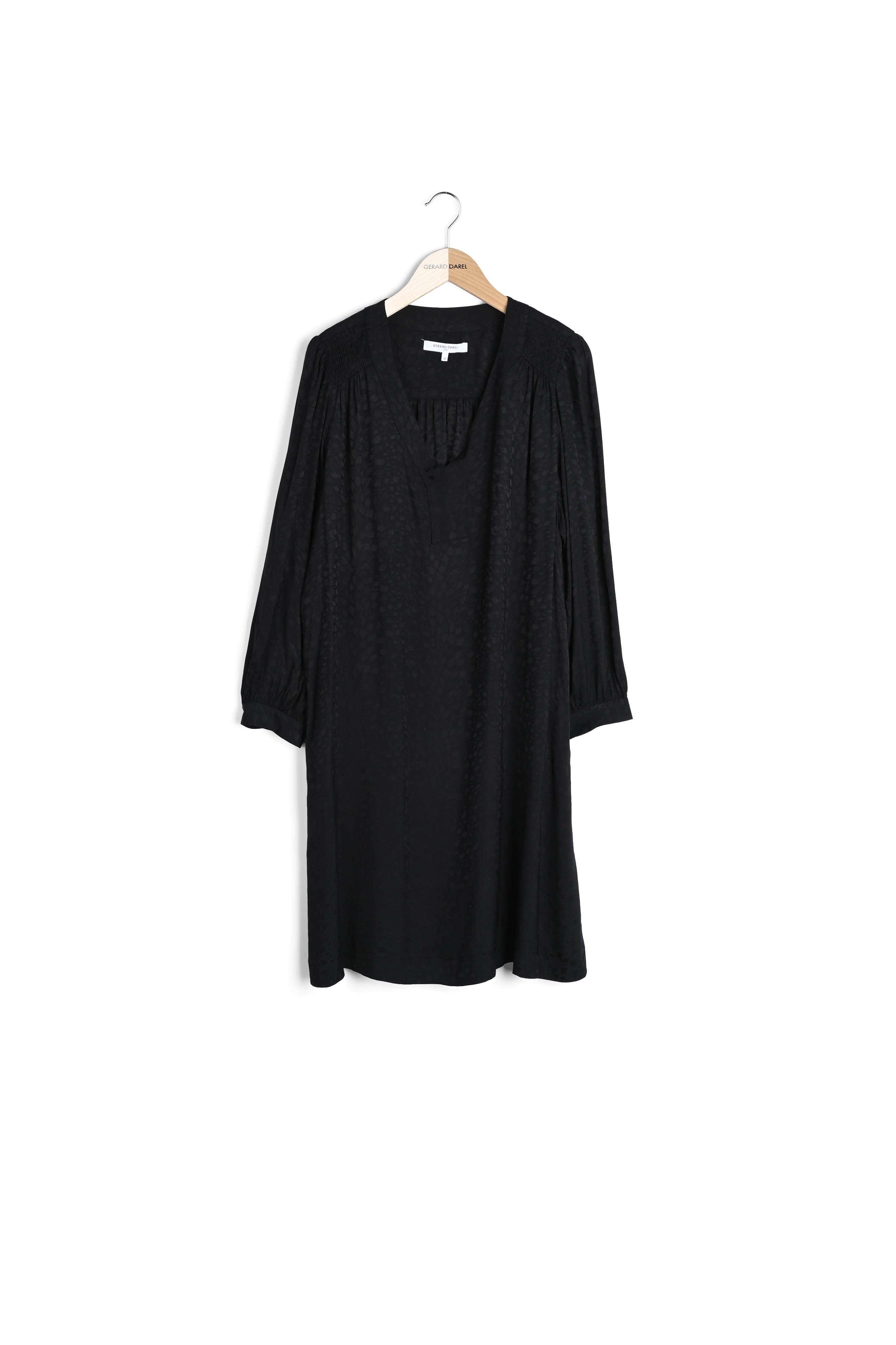 Robe courte et fluide jacquard - JOSEPHA Faume - seconde main