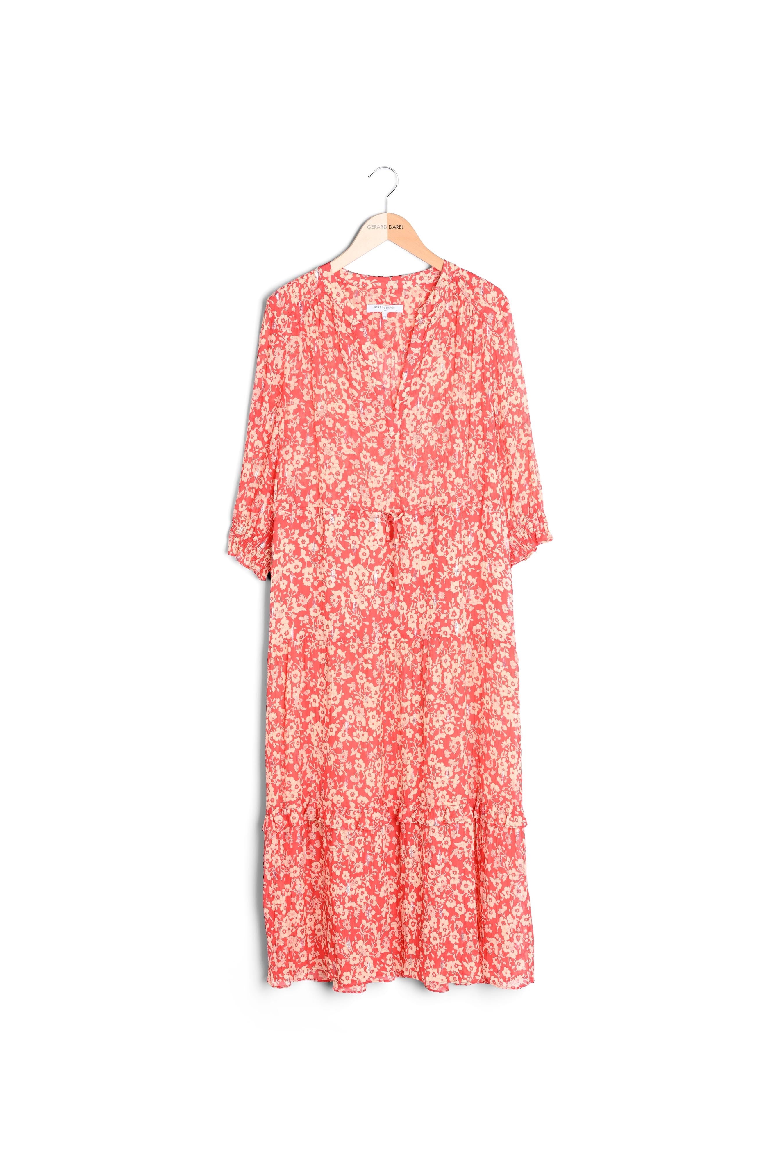 Robe fleurie et fils Lurex - JASMINE Faume - seconde main