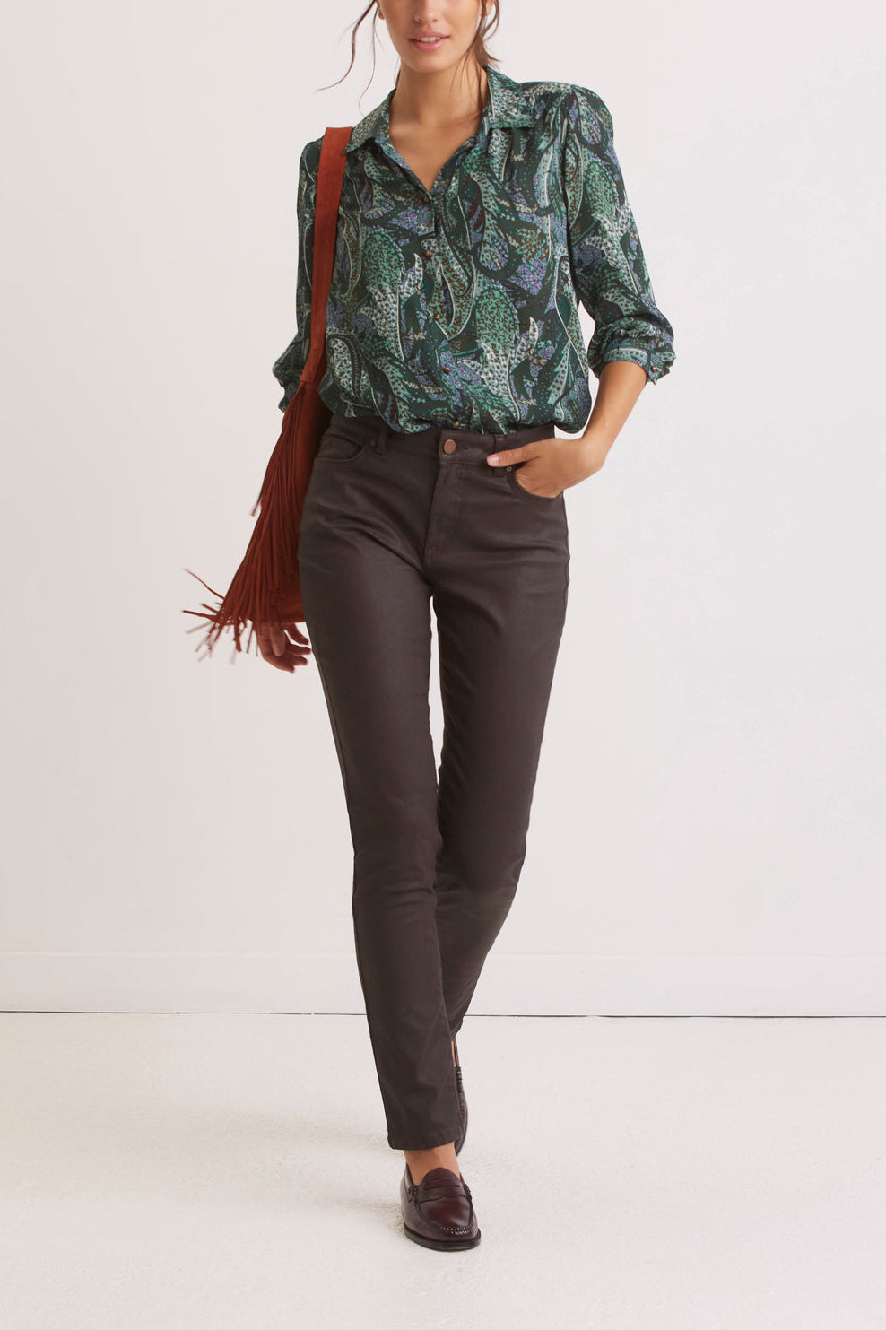 Pantalon slim coloré - ERIN Faume - seconde main