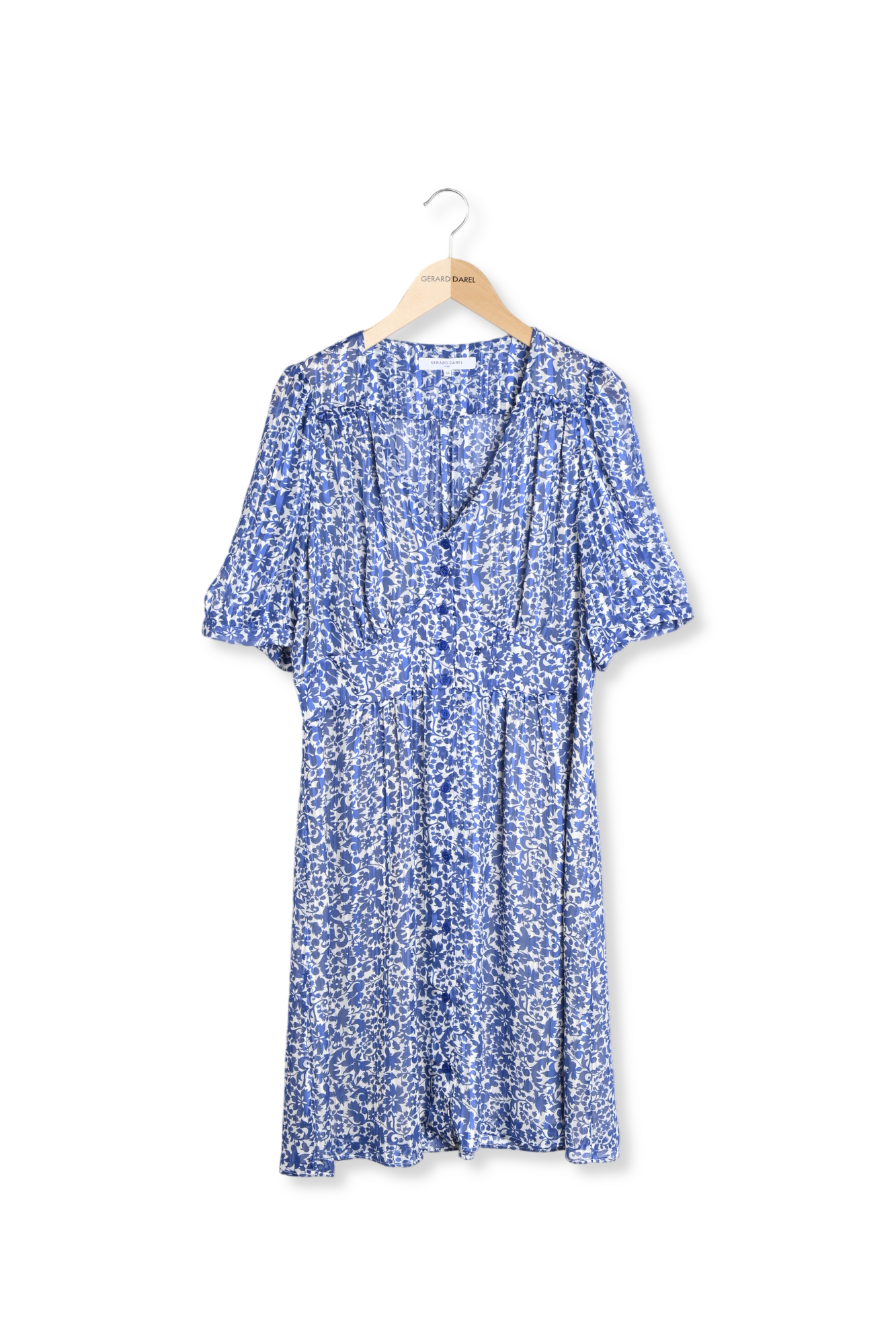 Robe mi-longue à fleurs - JAMES Faume - seconde main