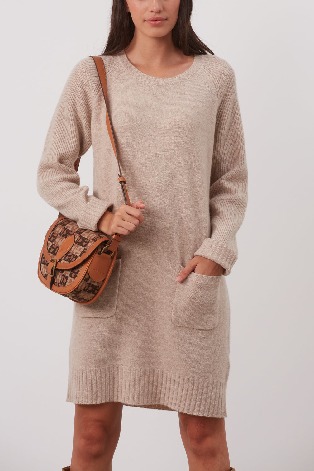 Robe en maille de laine cachemire - JORIS Faume - seconde main