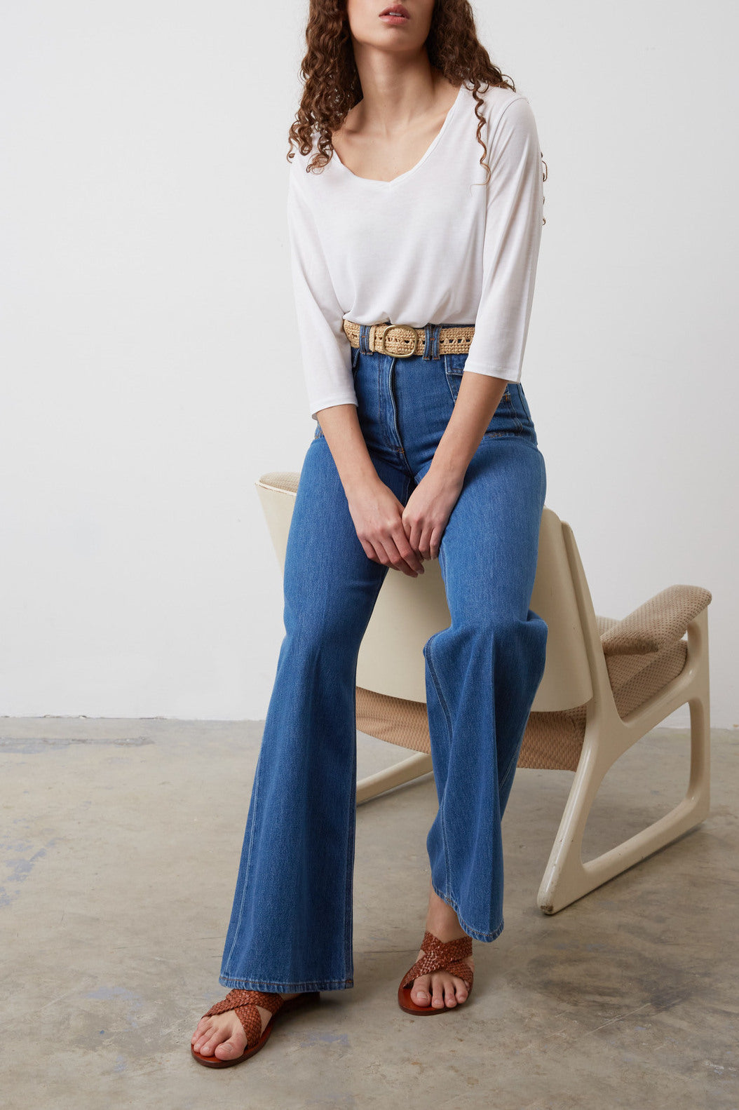 Jean flare taille haute - ANNA Faume - seconde main