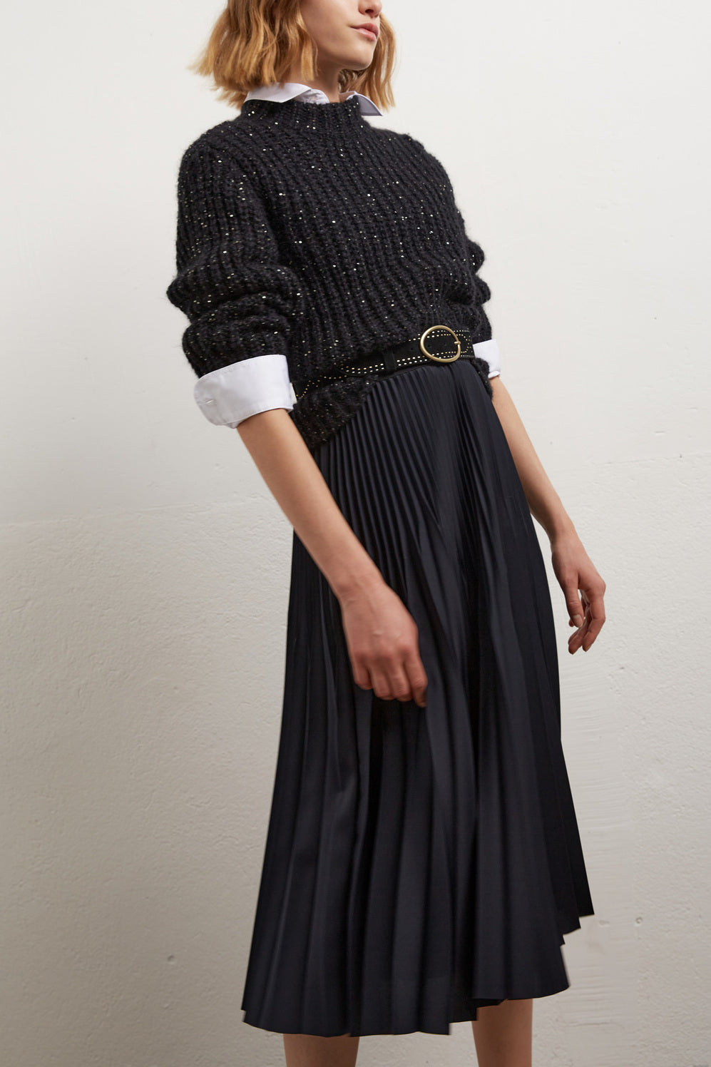 Pull en mohair avec sequins Faume - seconde main